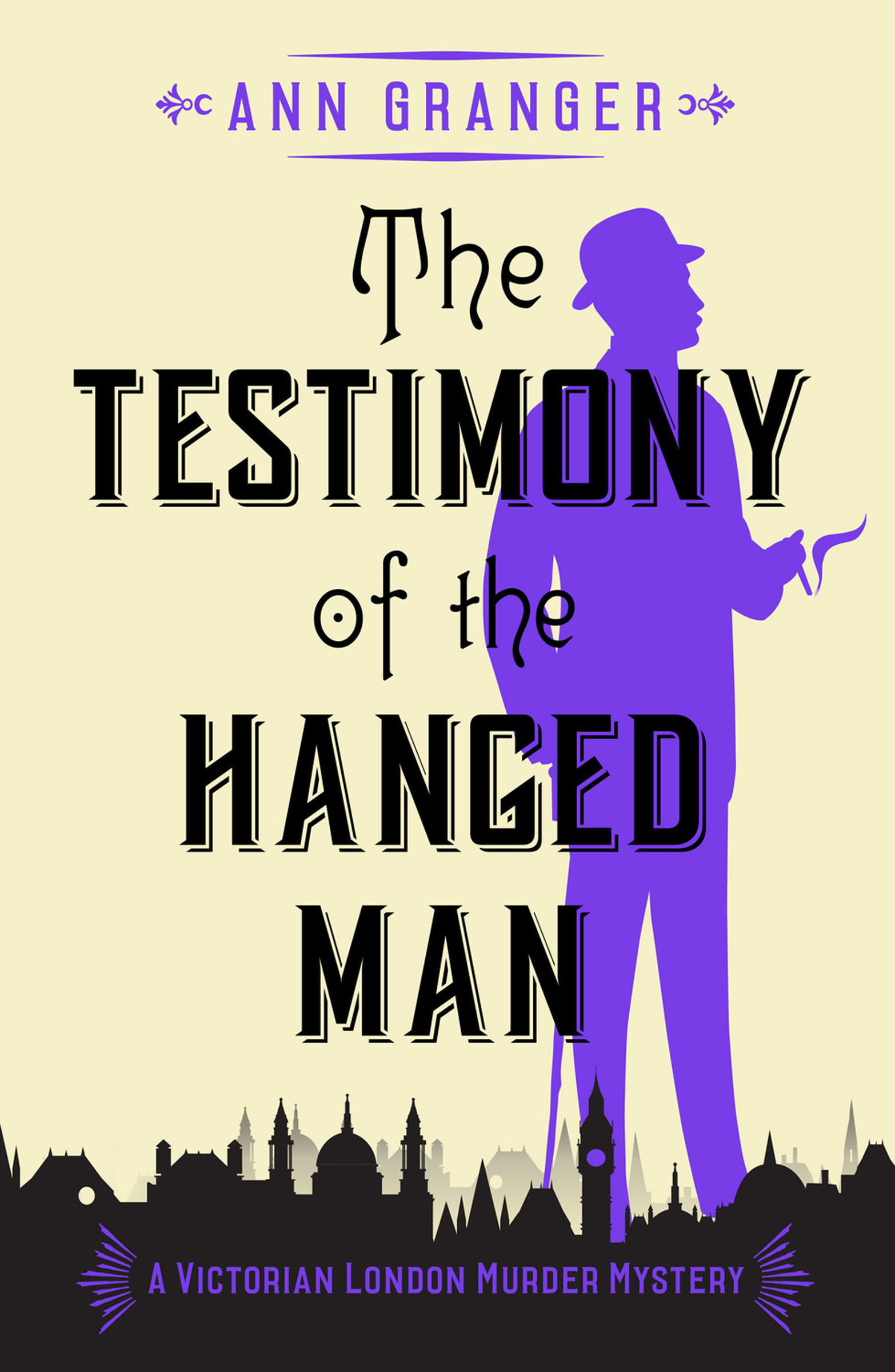 This image is the cover for the book Testimony of the Hanged Man, The Inspector Ben Ross Mysteries