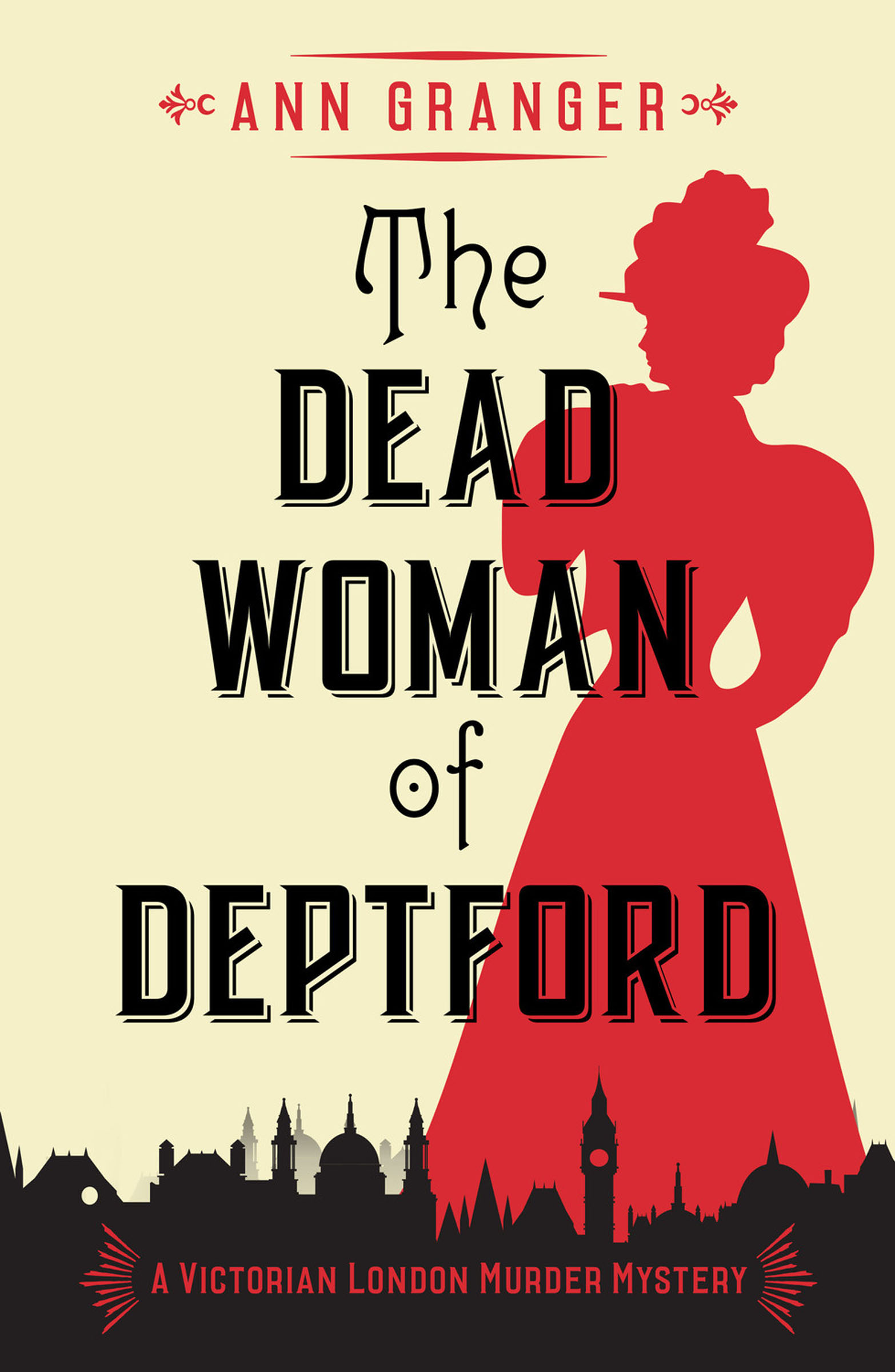 This image is the cover for the book Dead Woman of Deptford, The Inspector Ben Ross Mysteries