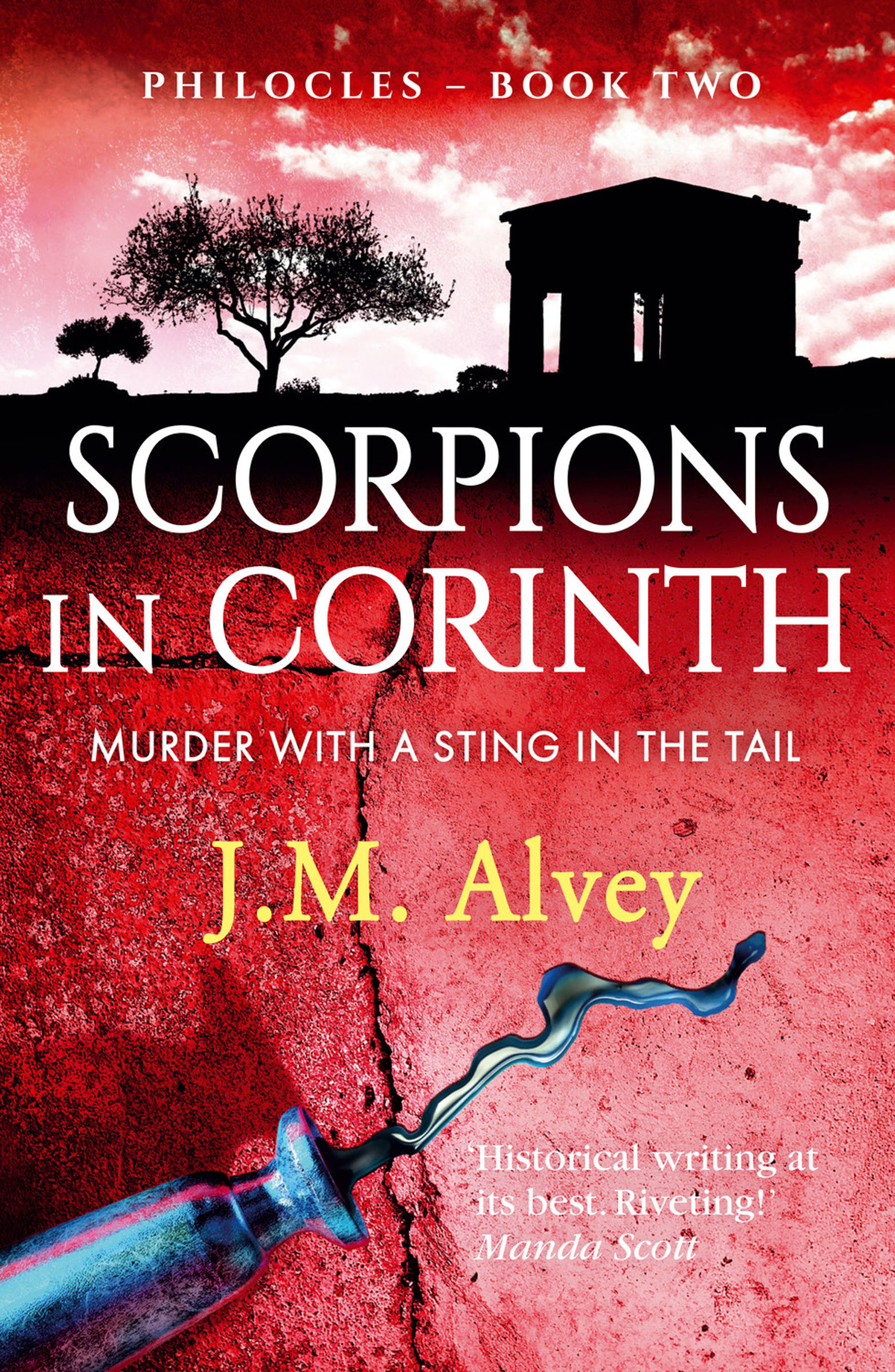 This image is the cover for the book Scorpions in Corinth, Philocles