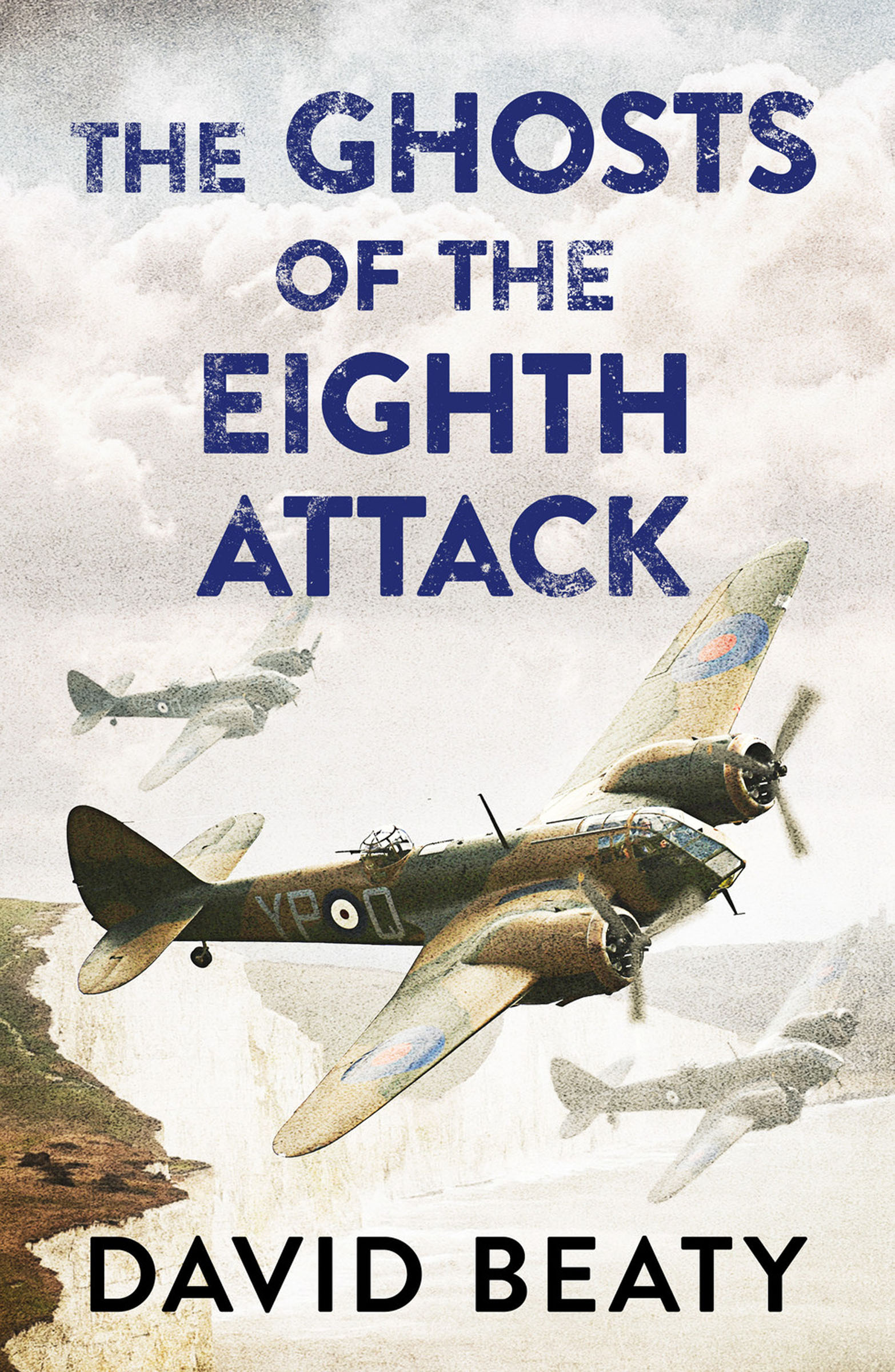 This image is the cover for the book Ghosts of the Eighth Attack
