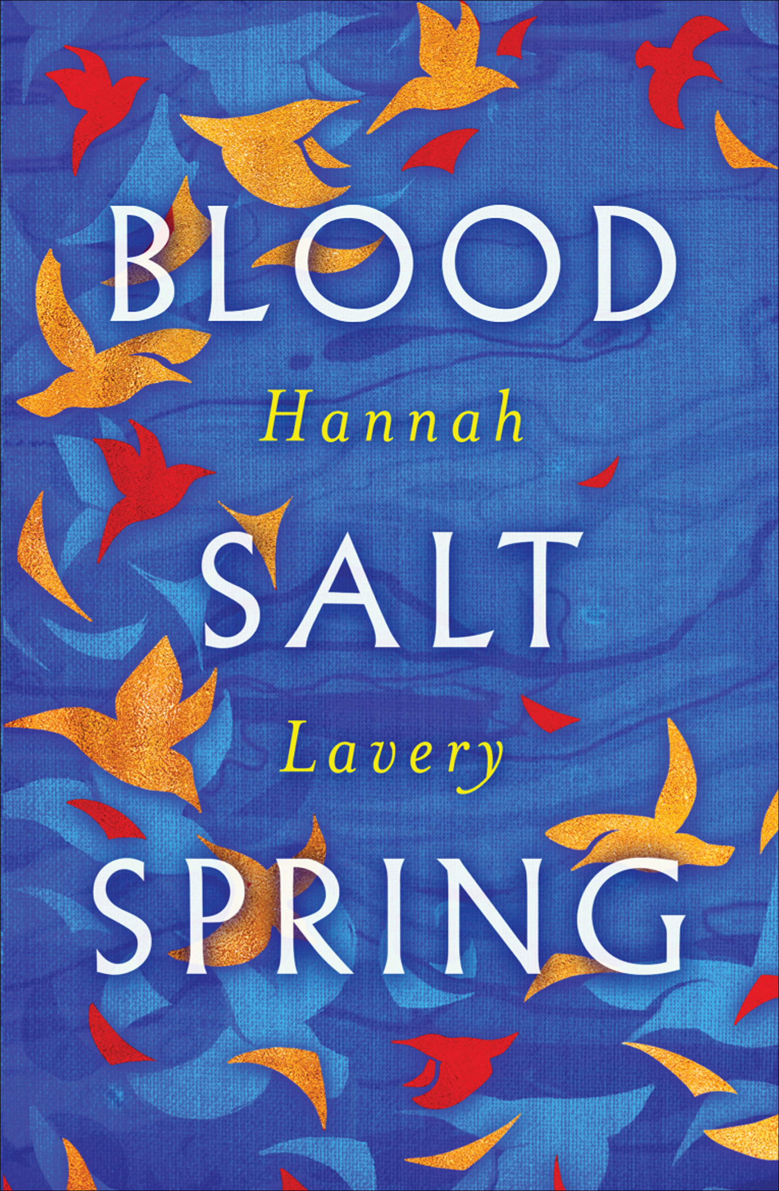 This image is the cover for the book Blood Salt Spring
