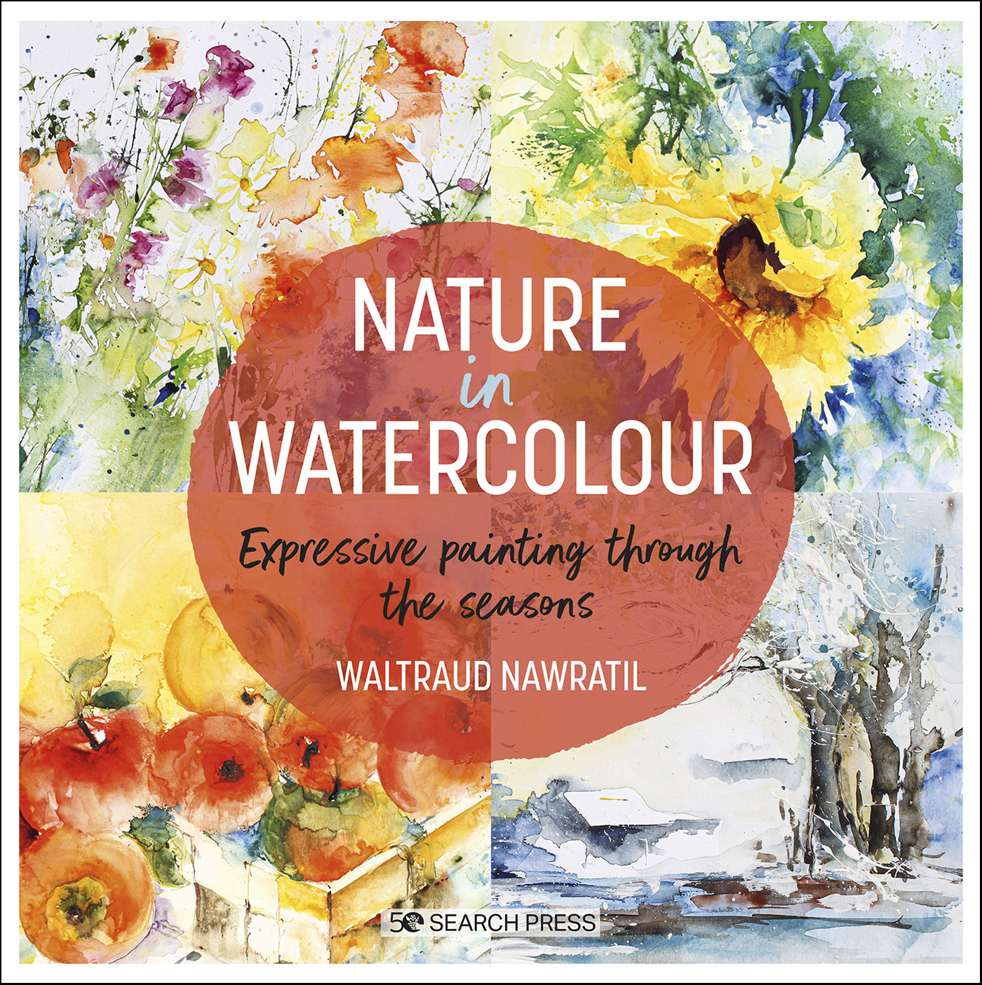 This image is the cover for the book Nature in Watercolour