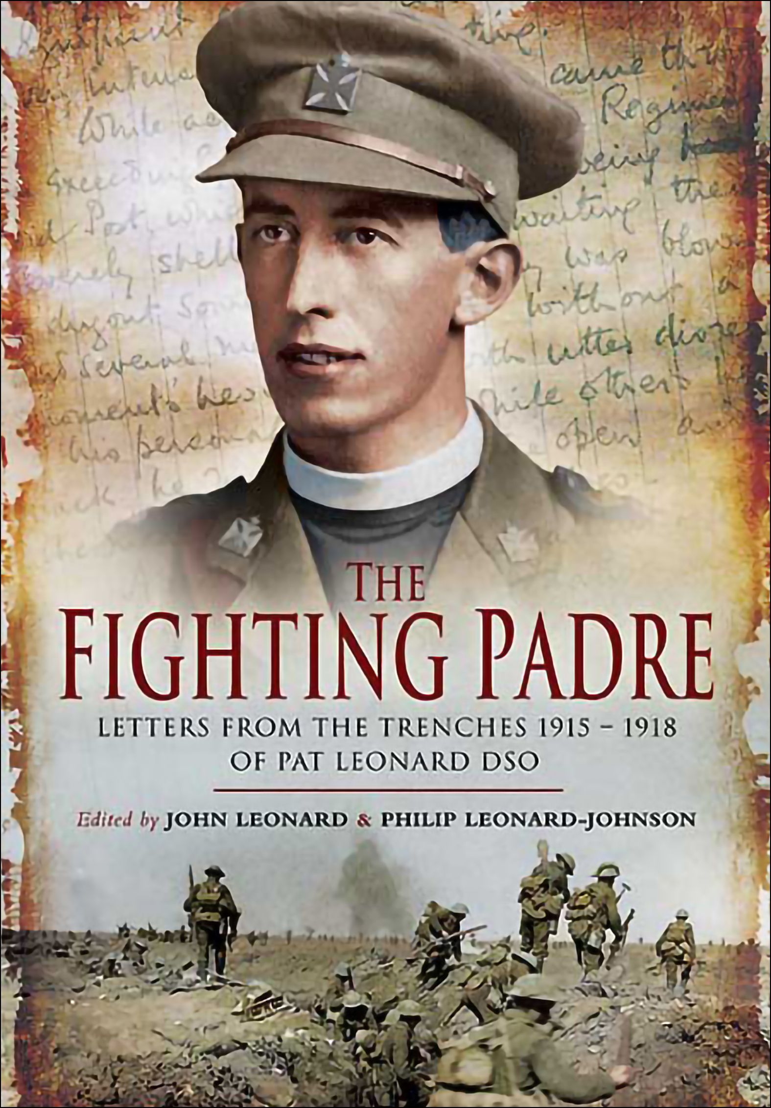 This image is the cover for the book Fighting Padre
