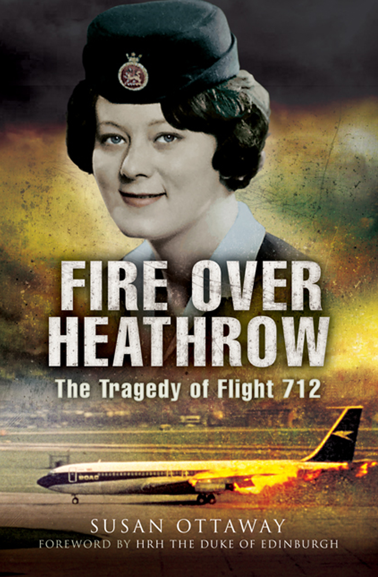 This image is the cover for the book Fire over Heathrow