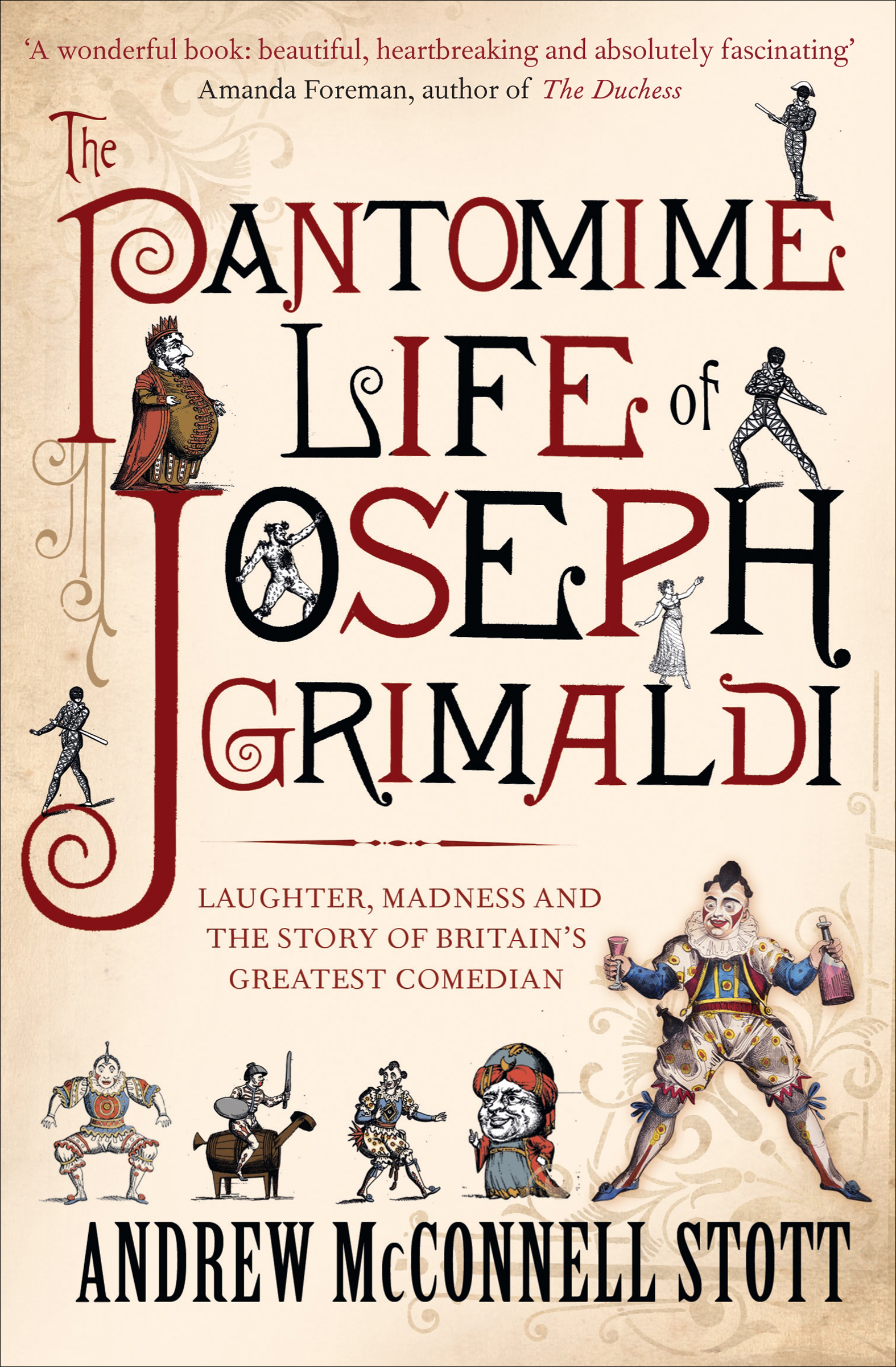 This image is the cover for the book Pantomime Life of Joseph Grimaldi