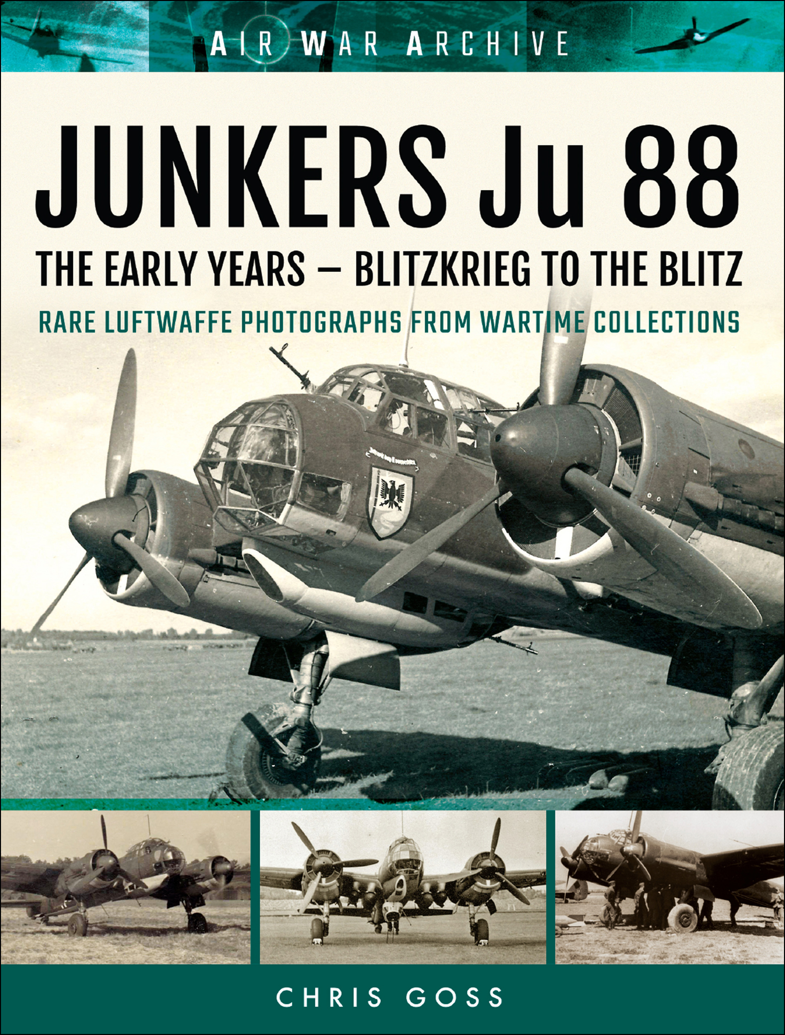 This image is the cover for the book Junkers Ju 88: The Early Years, Air War Archive