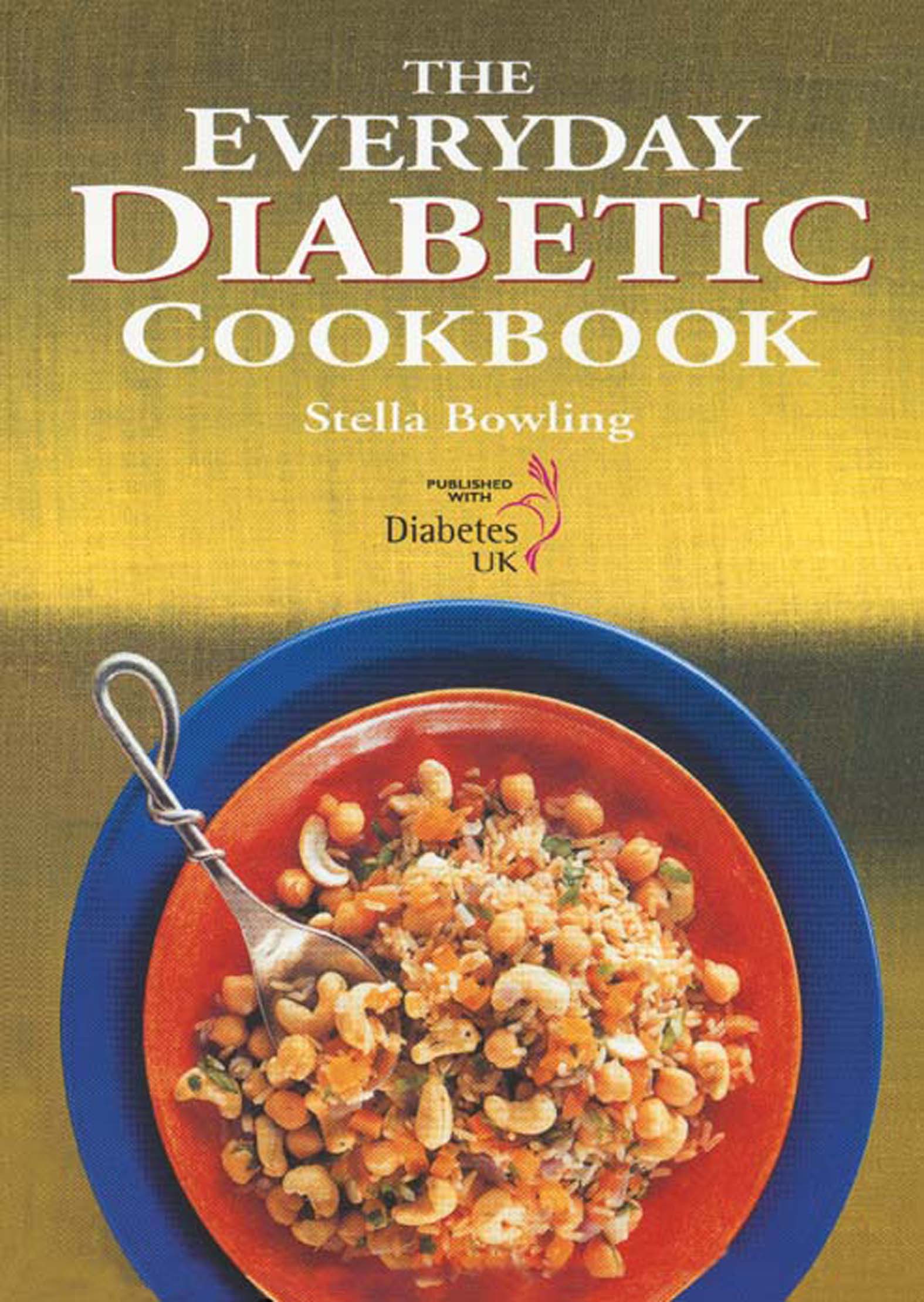 This image is the cover for the book Everyday Diabetic Cookbook