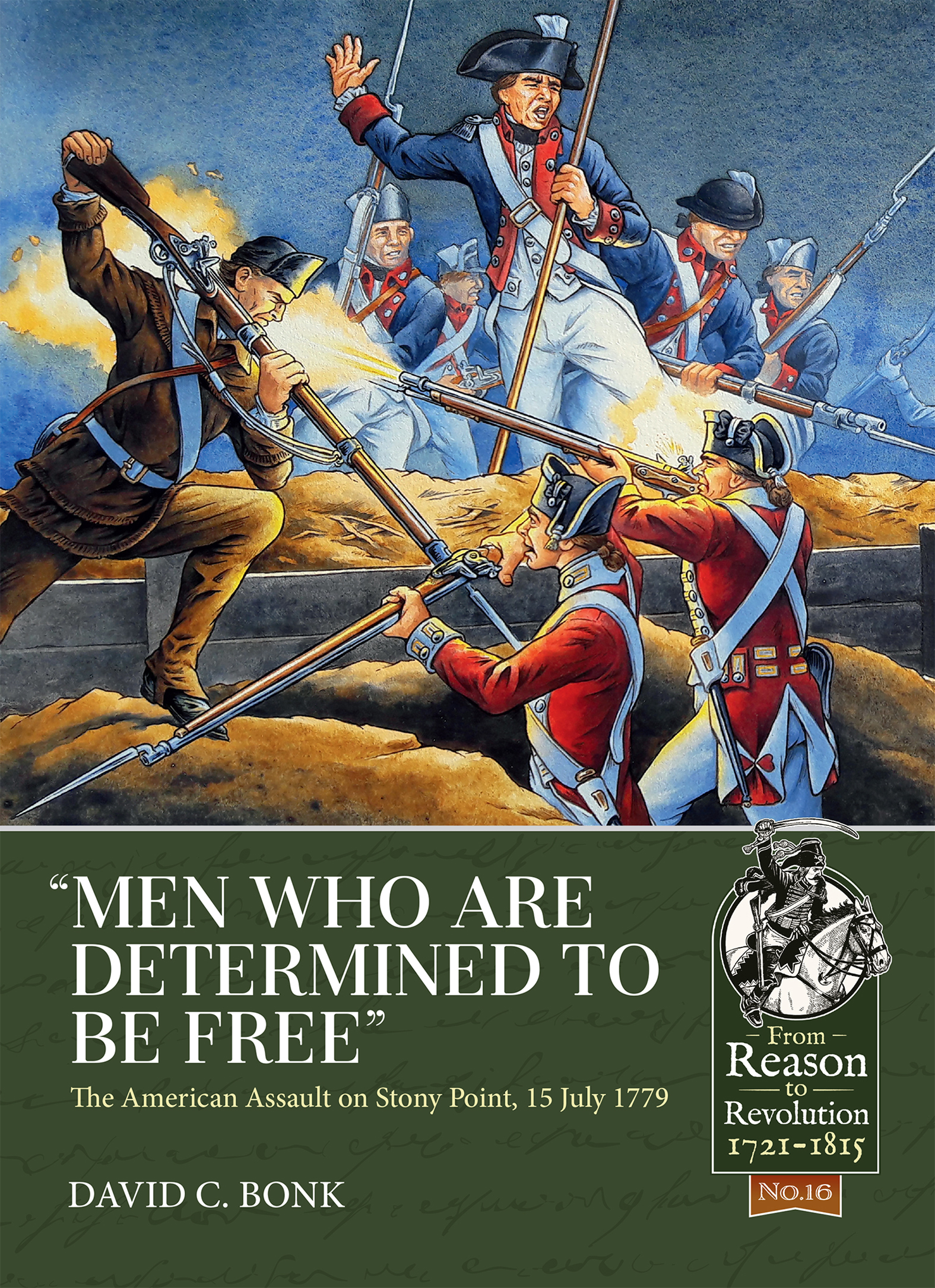This image is the cover for the book "Men who are Determined to be Free", From Reason to Revolution