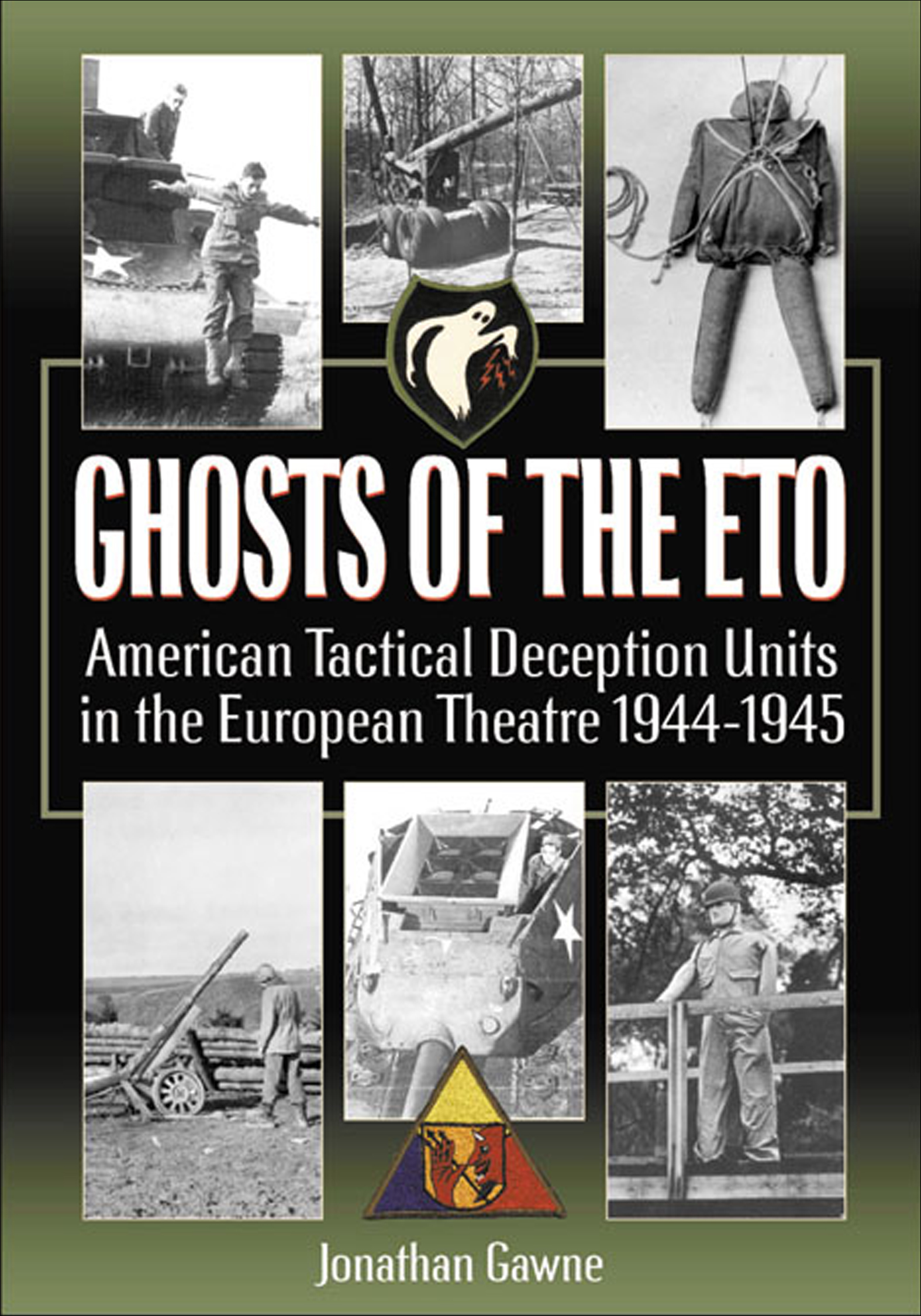 This image is the cover for the book Ghosts of the ETO
