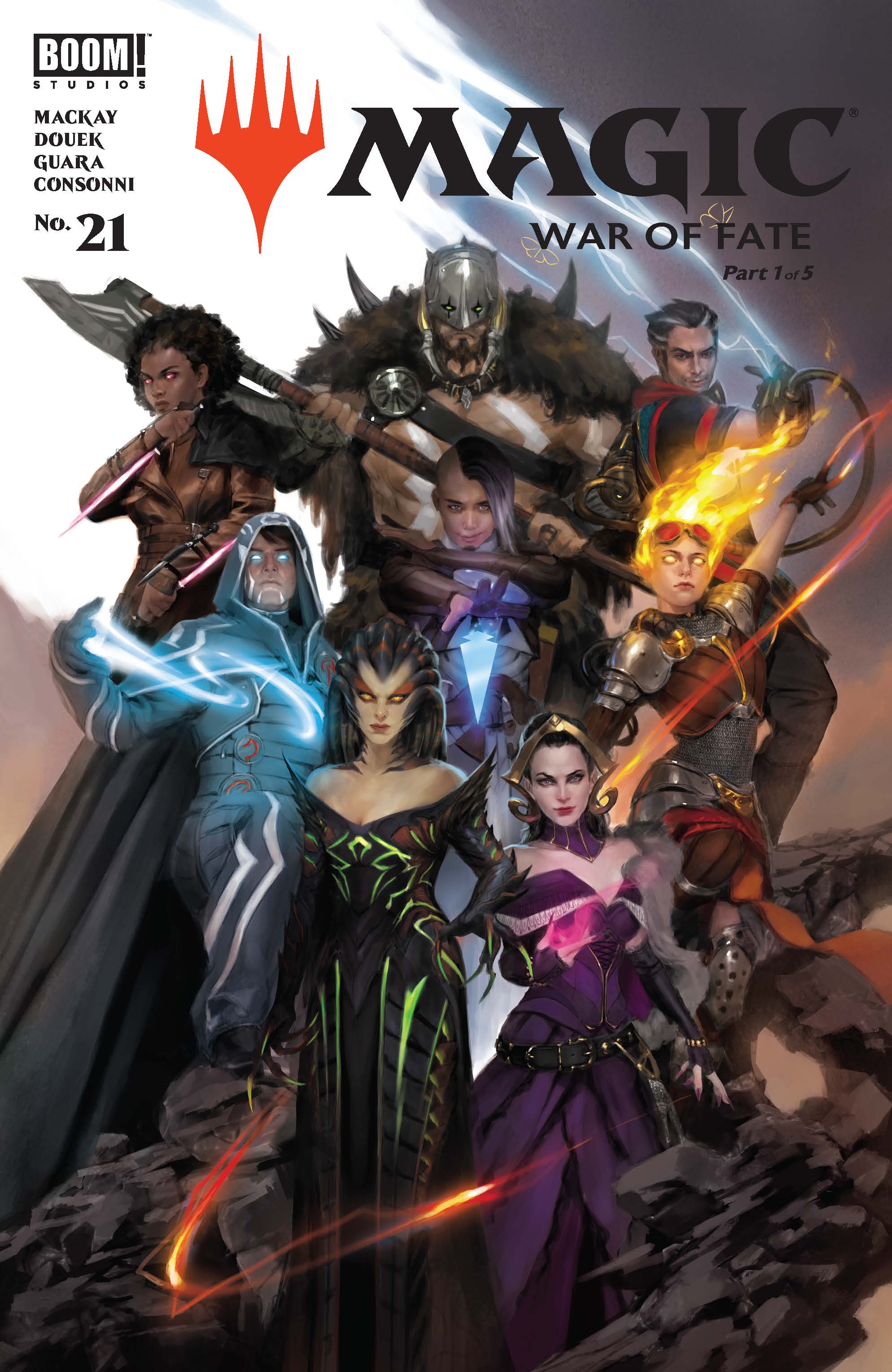 This image is the cover for the book Magic #21, Magic