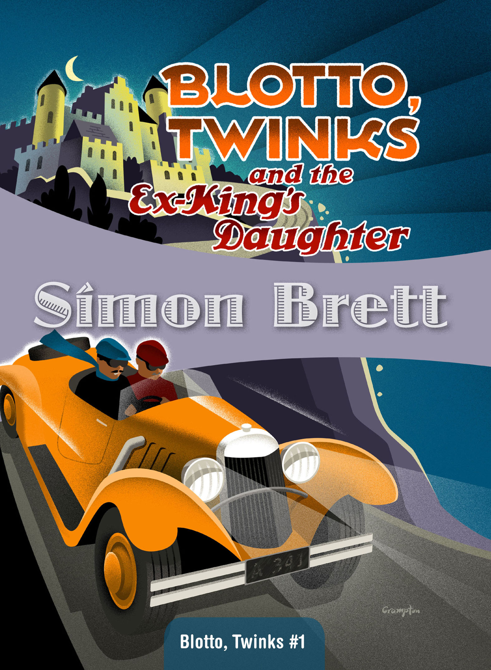 This image is the cover for the book Blotto, Twinks and the Ex-King's Daughter, Blotto, Twinks
