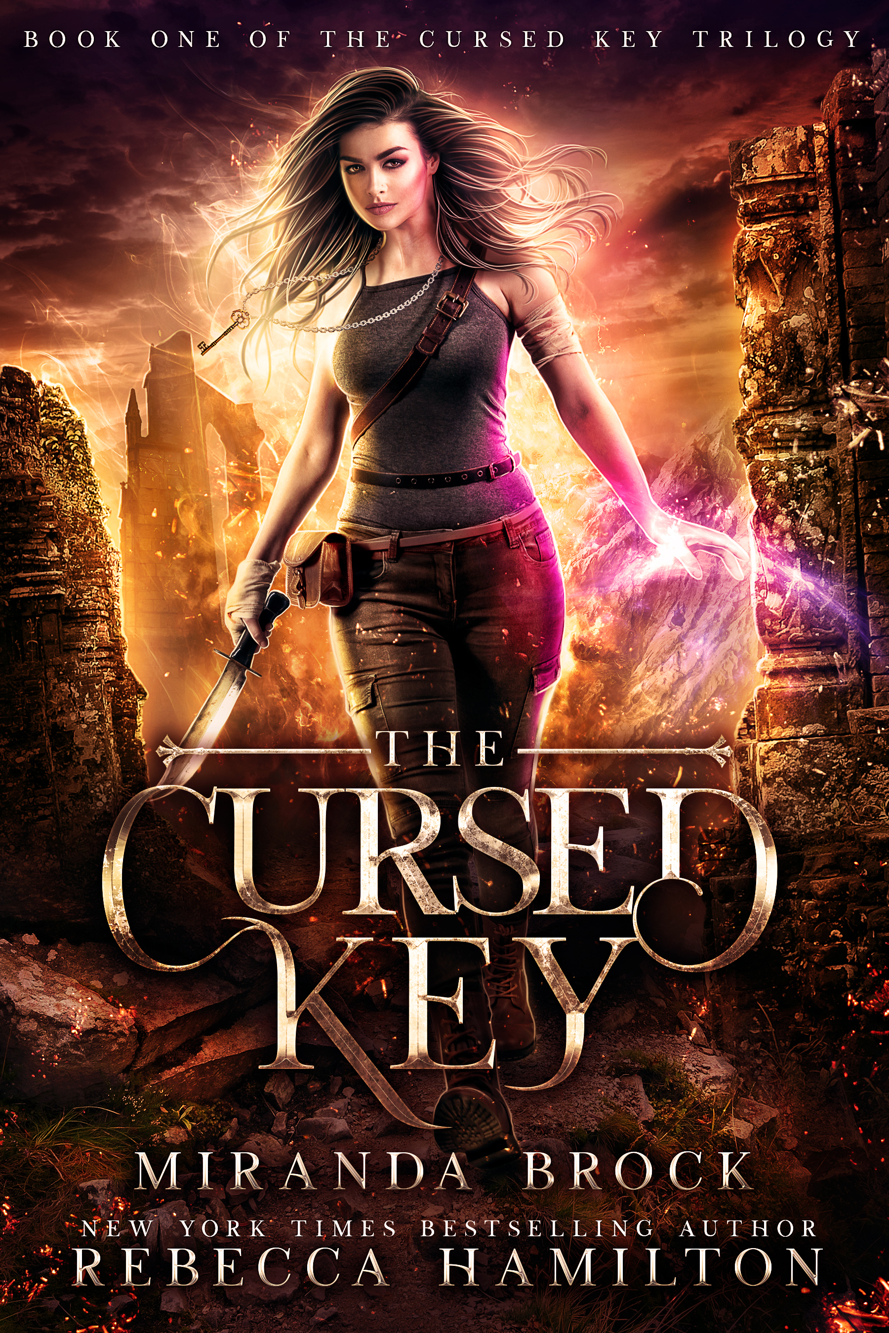 This image is the cover for the book The Cursed Key, The Cursed Key Trilogy