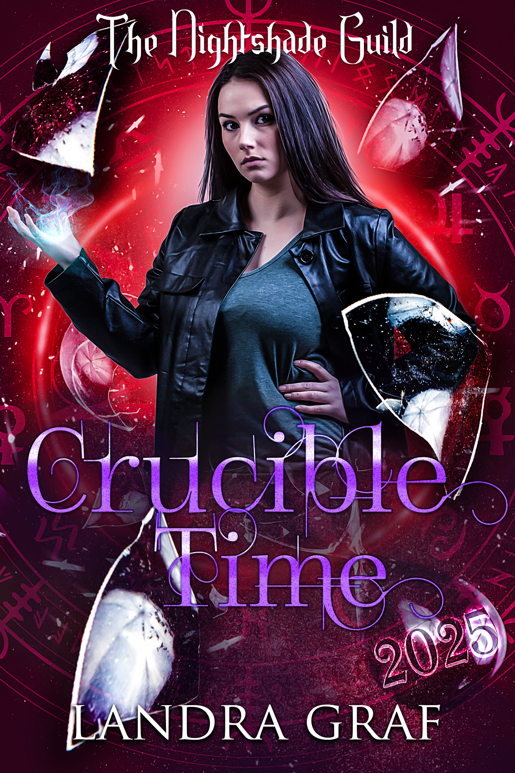 This image is the cover for the book Crucible Time