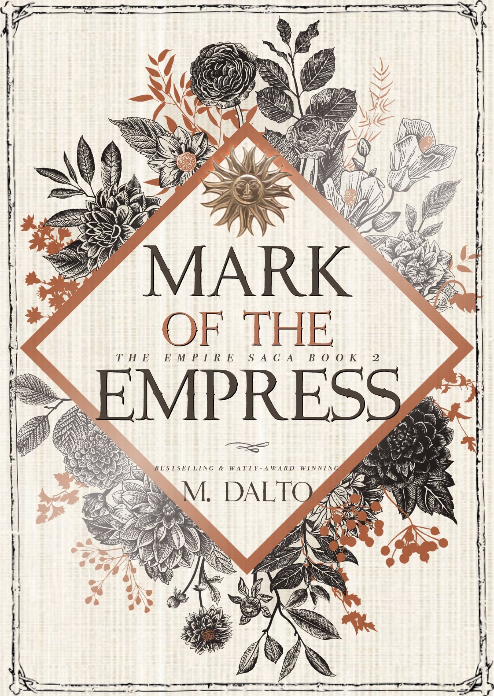 This image is the cover for the book Mark of the Empress, The Empire Saga