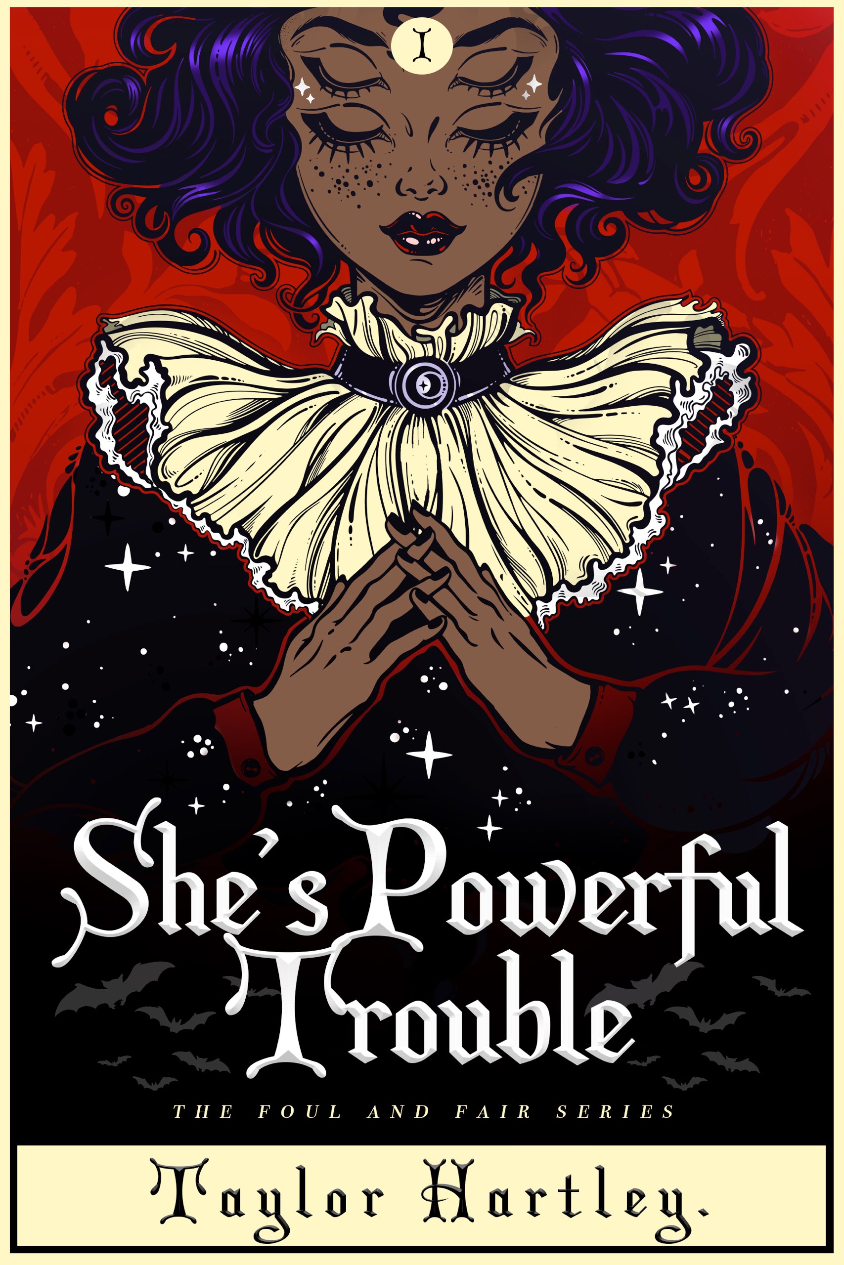 This image is the cover for the book She's Powerful Trouble