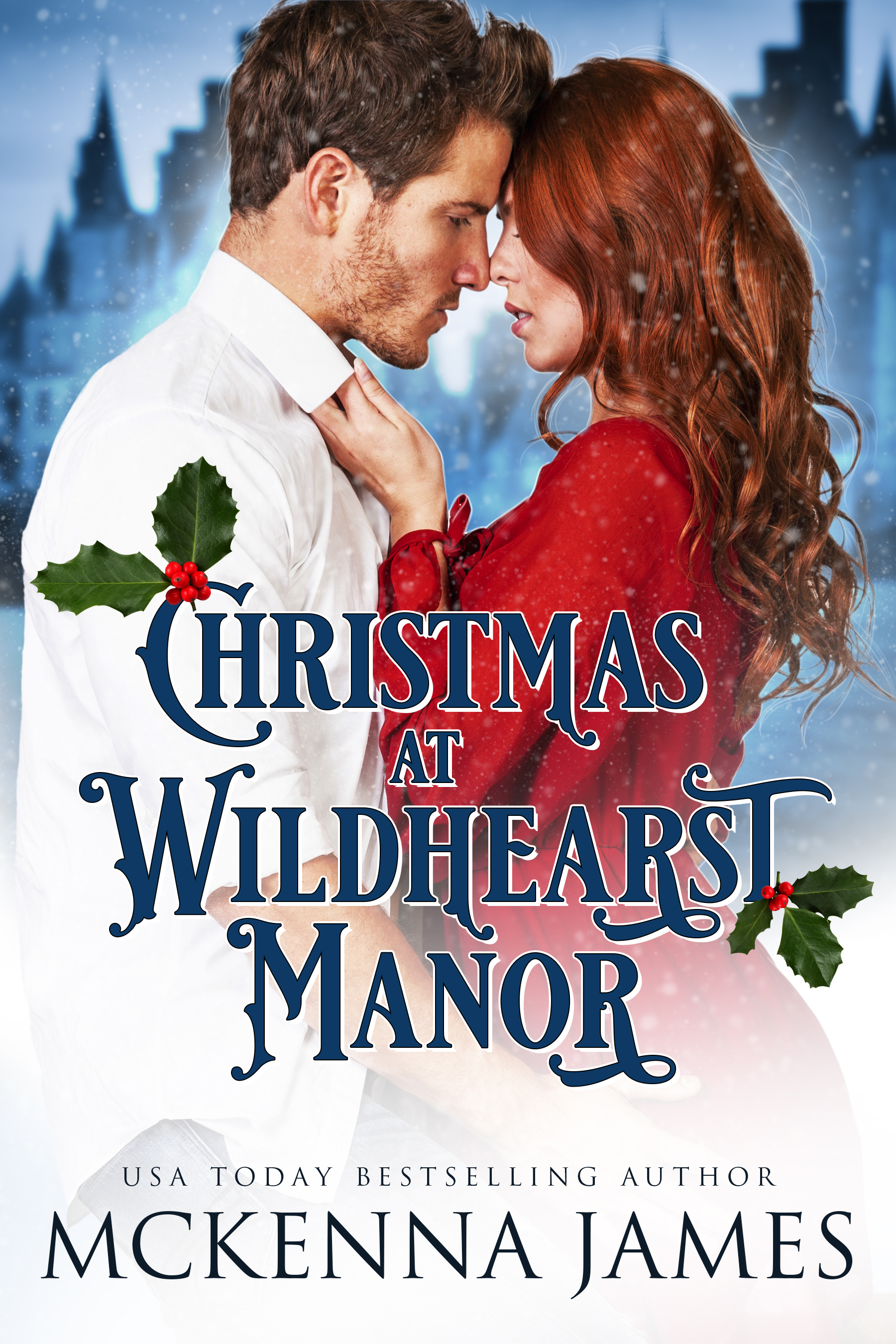 This image is the cover for the book Christmas at Wildhearst Manor