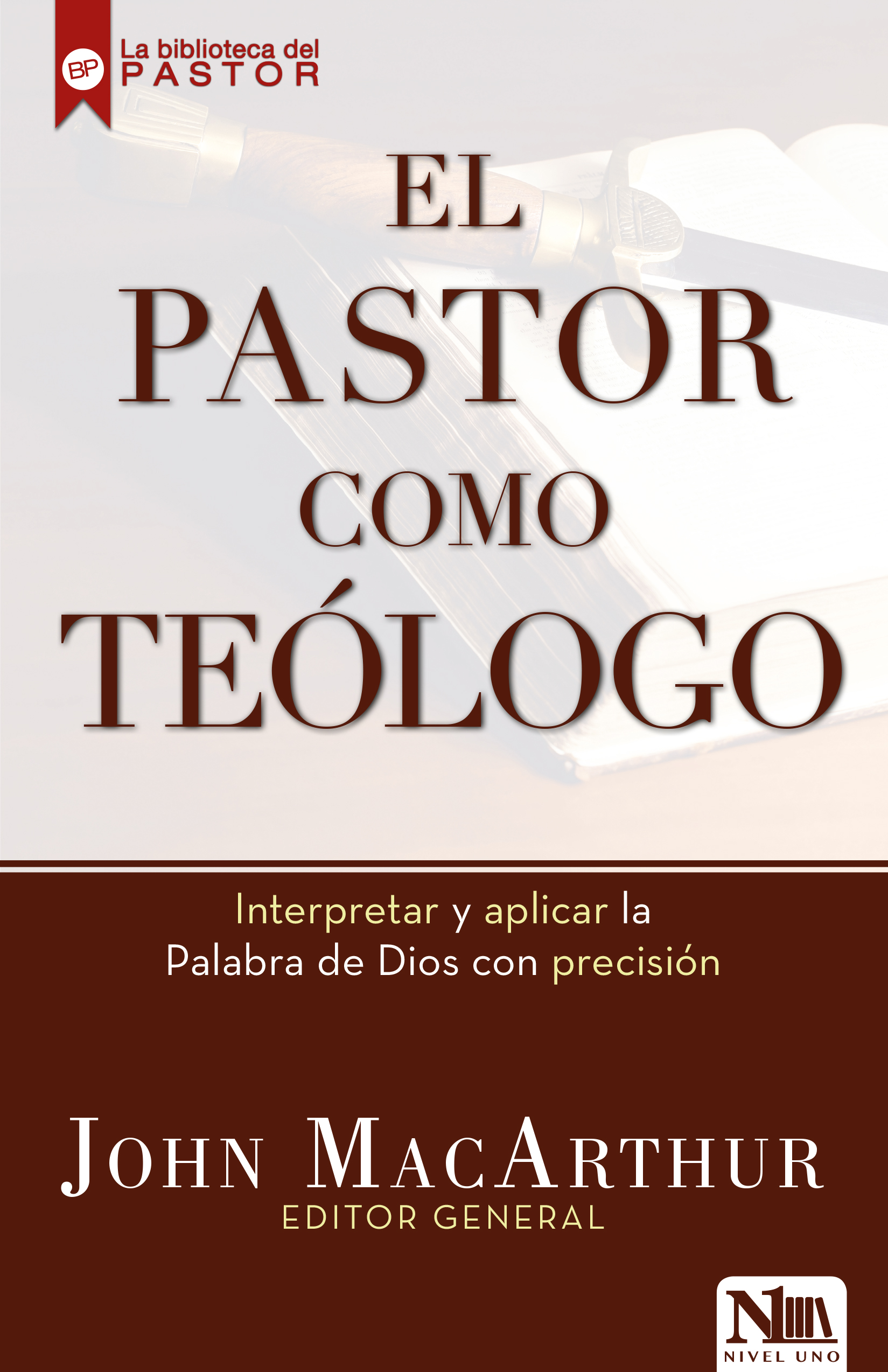 This image is the cover for the book El pastor como teólogo