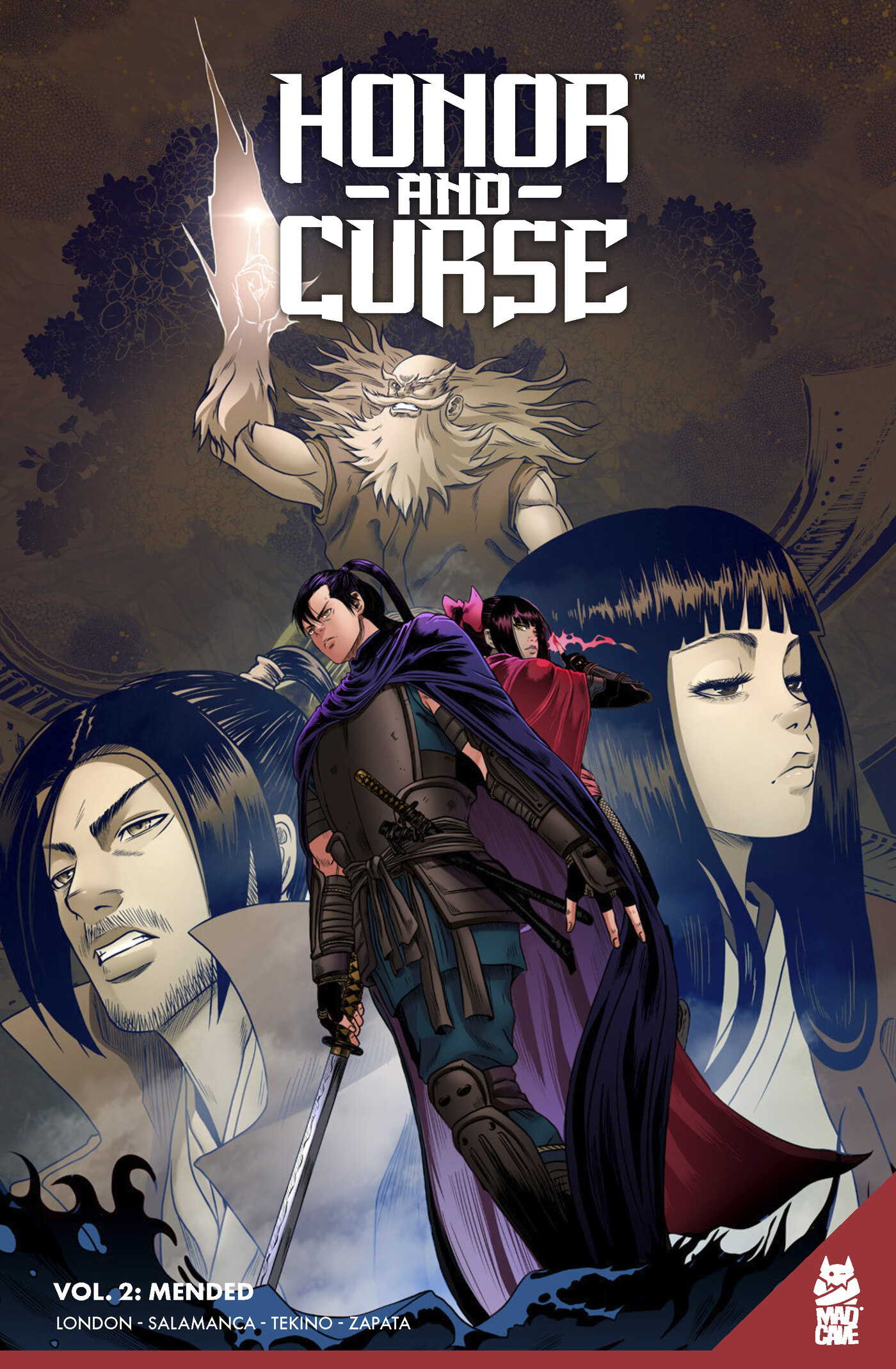 This image is the cover for the book Honor and Curse Vol. 2, Honor and Curse