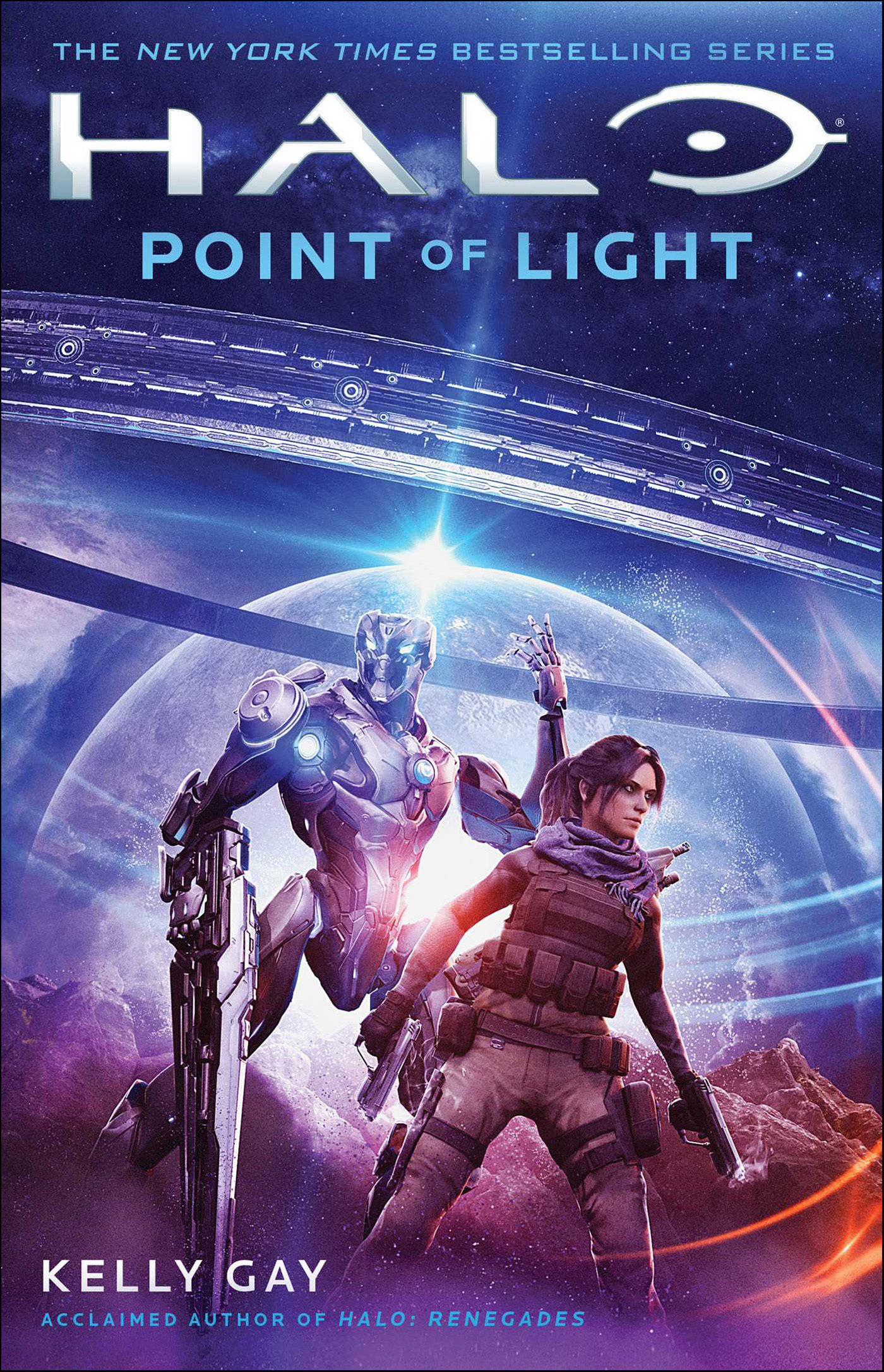 This image is the cover for the book Halo: Point of Light, Halo