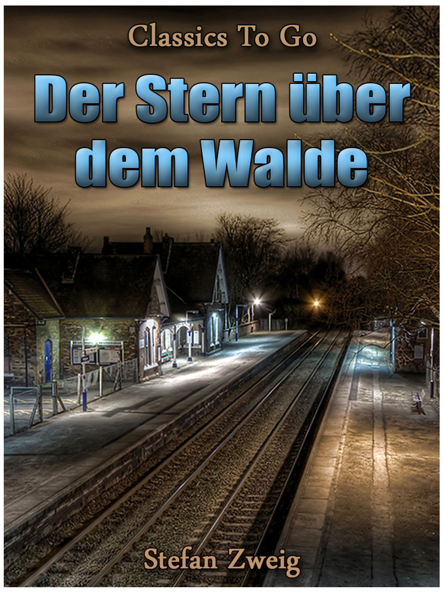 This image is the cover for the book Der Stern über dem Walde, Classics To Go