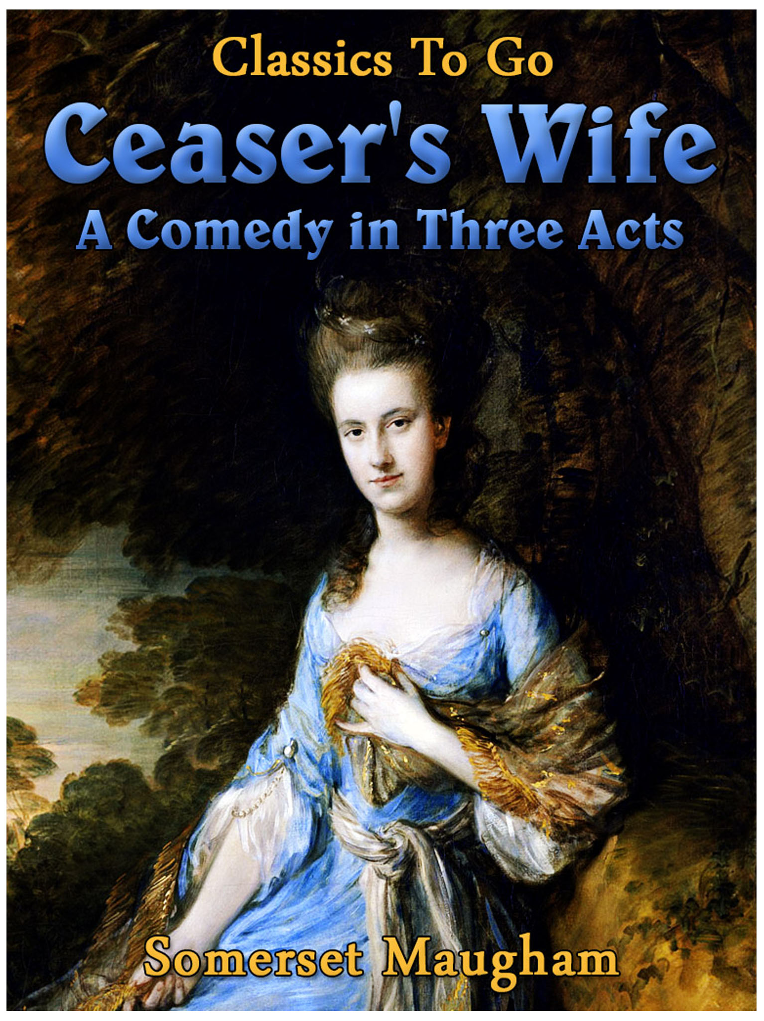 This image is the cover for the book Caesar's Wife, Classics To Go