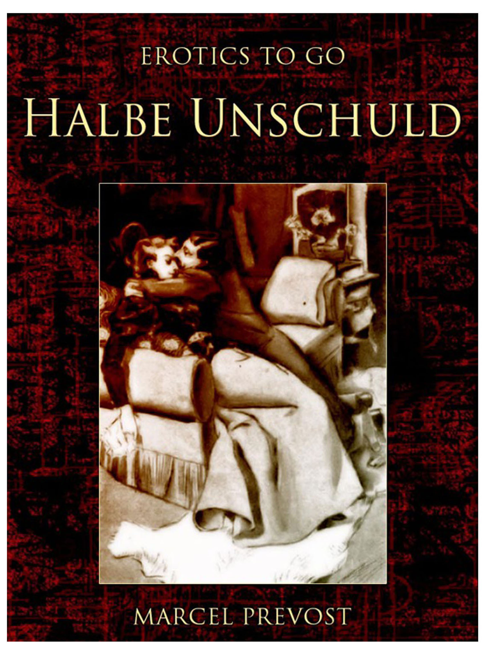 This image is the cover for the book Halbe Unschuld, Erotics To Go