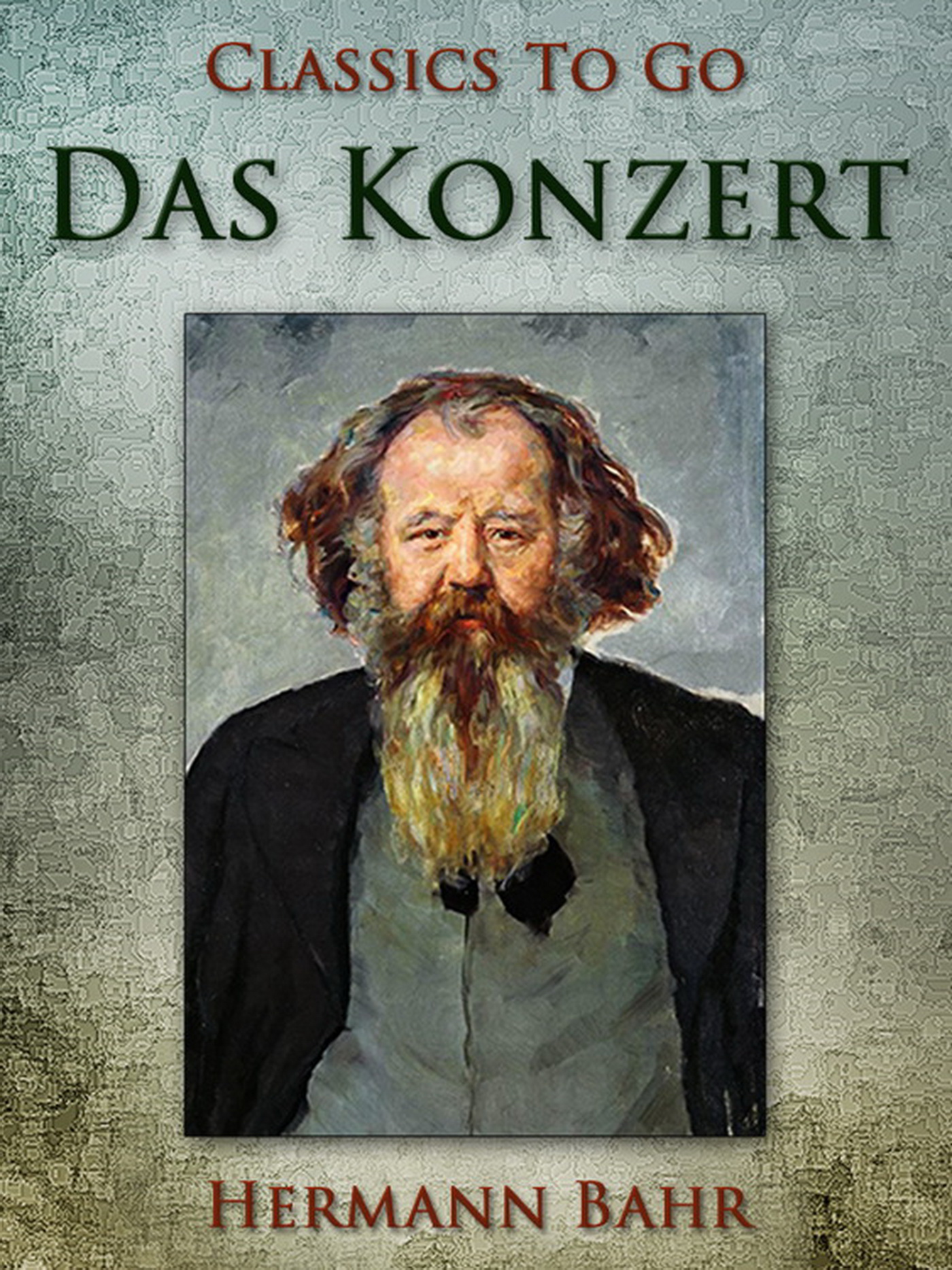 This image is the cover for the book Das Konzert, Classics To Go