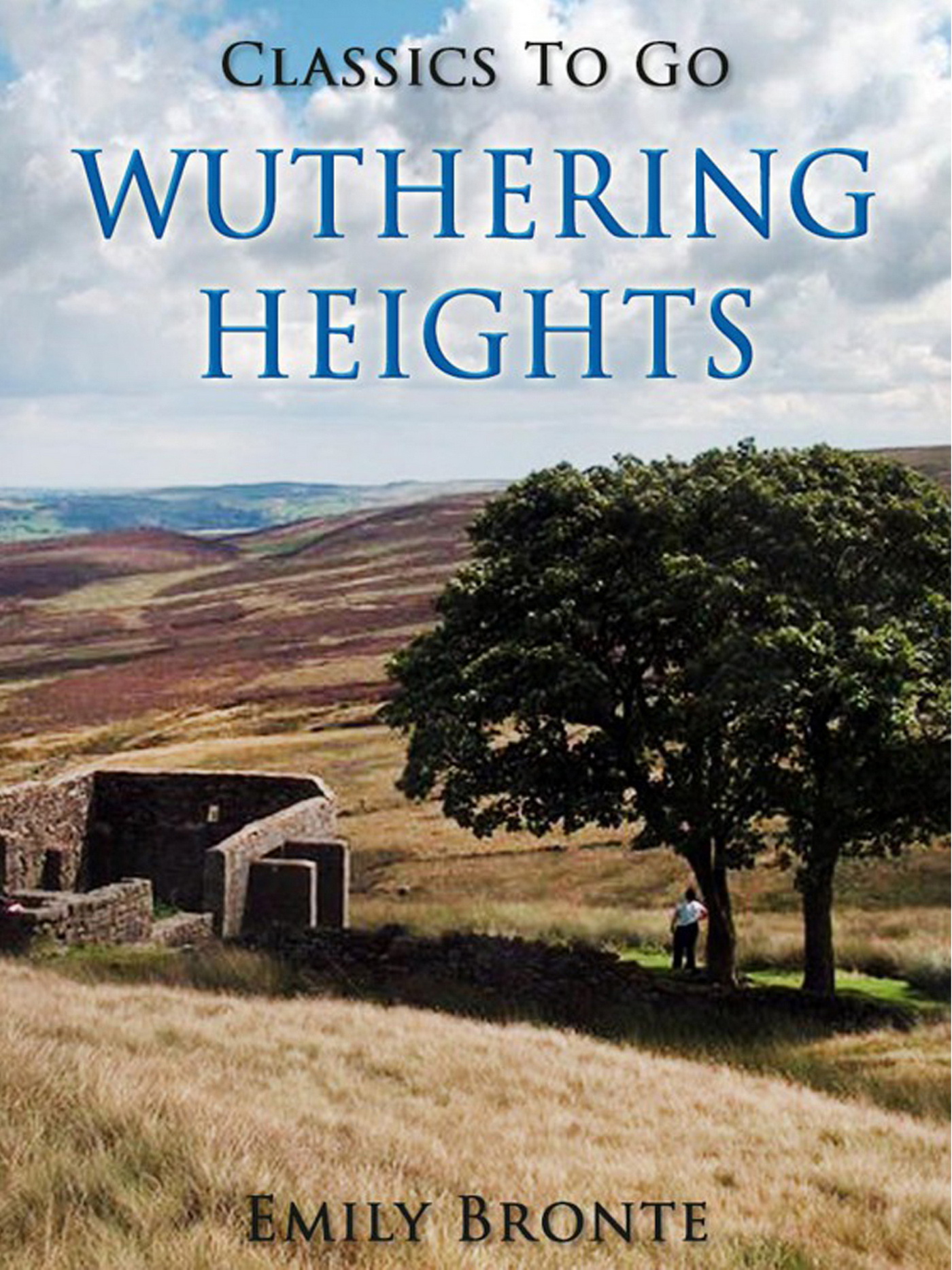 This image is the cover for the book Wuthering Heights, Classics To Go