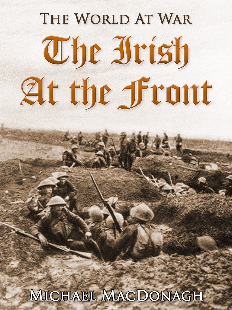 This image is the cover for the book The Irish at the Front, The World At War