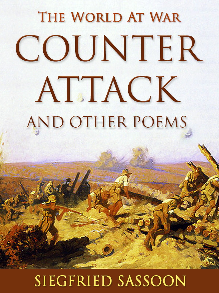 This image is the cover for the book Counter-Attack and Other Poems, The World At War