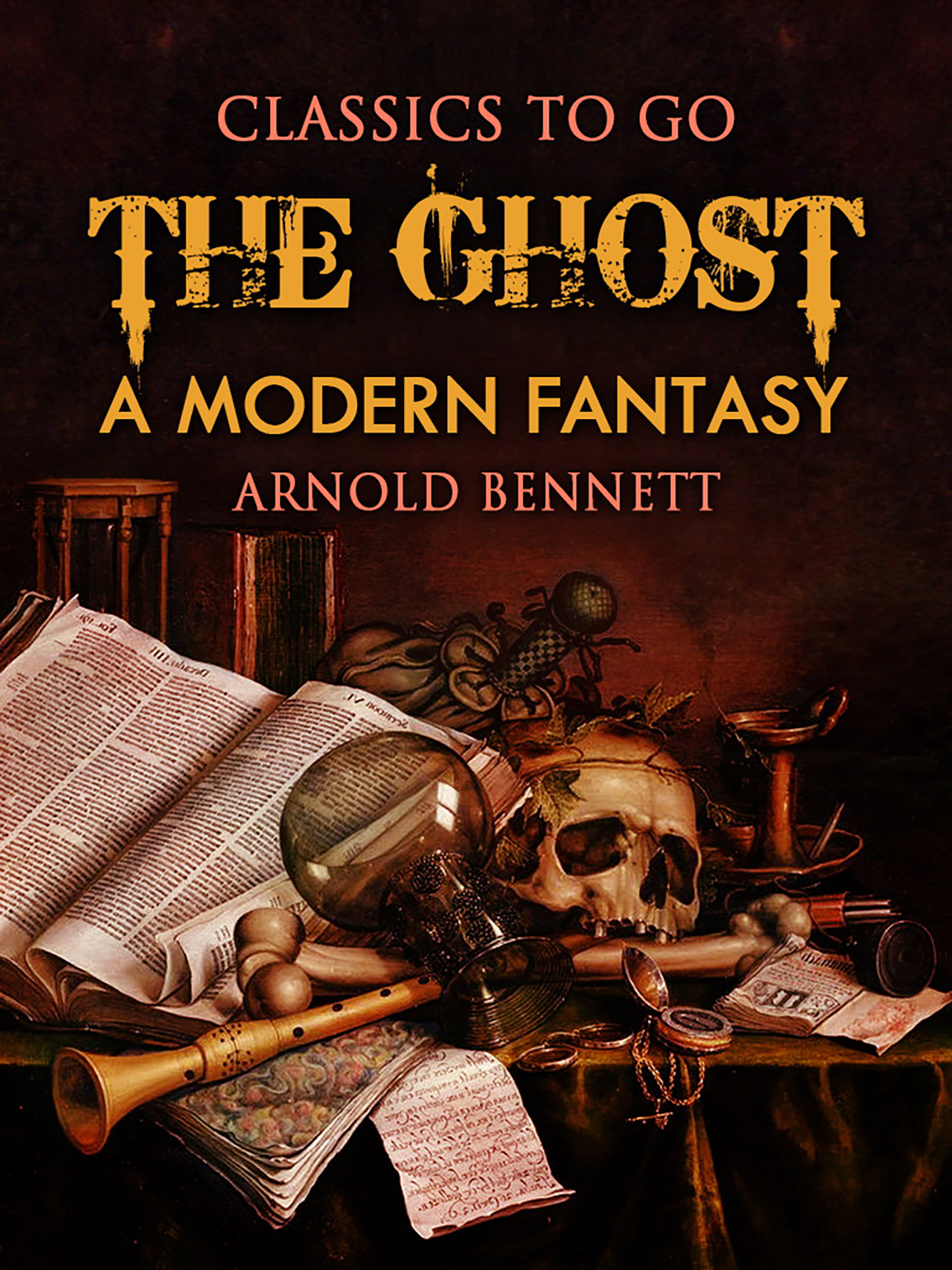 This image is the cover for the book The Ghost: A Modern Fantasy, Classics To Go