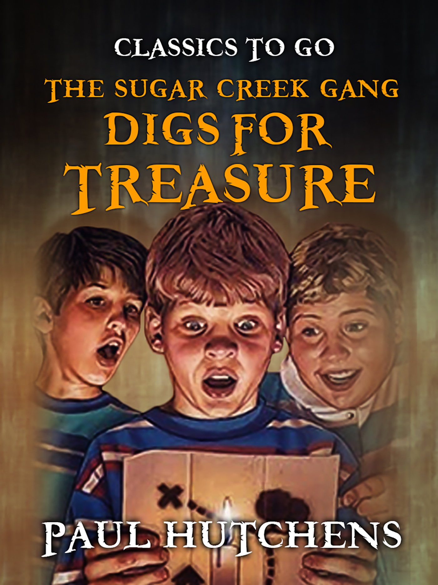 This image is the cover for the book The Sugar Creek Gang Digs for Treasure, Classics To Go