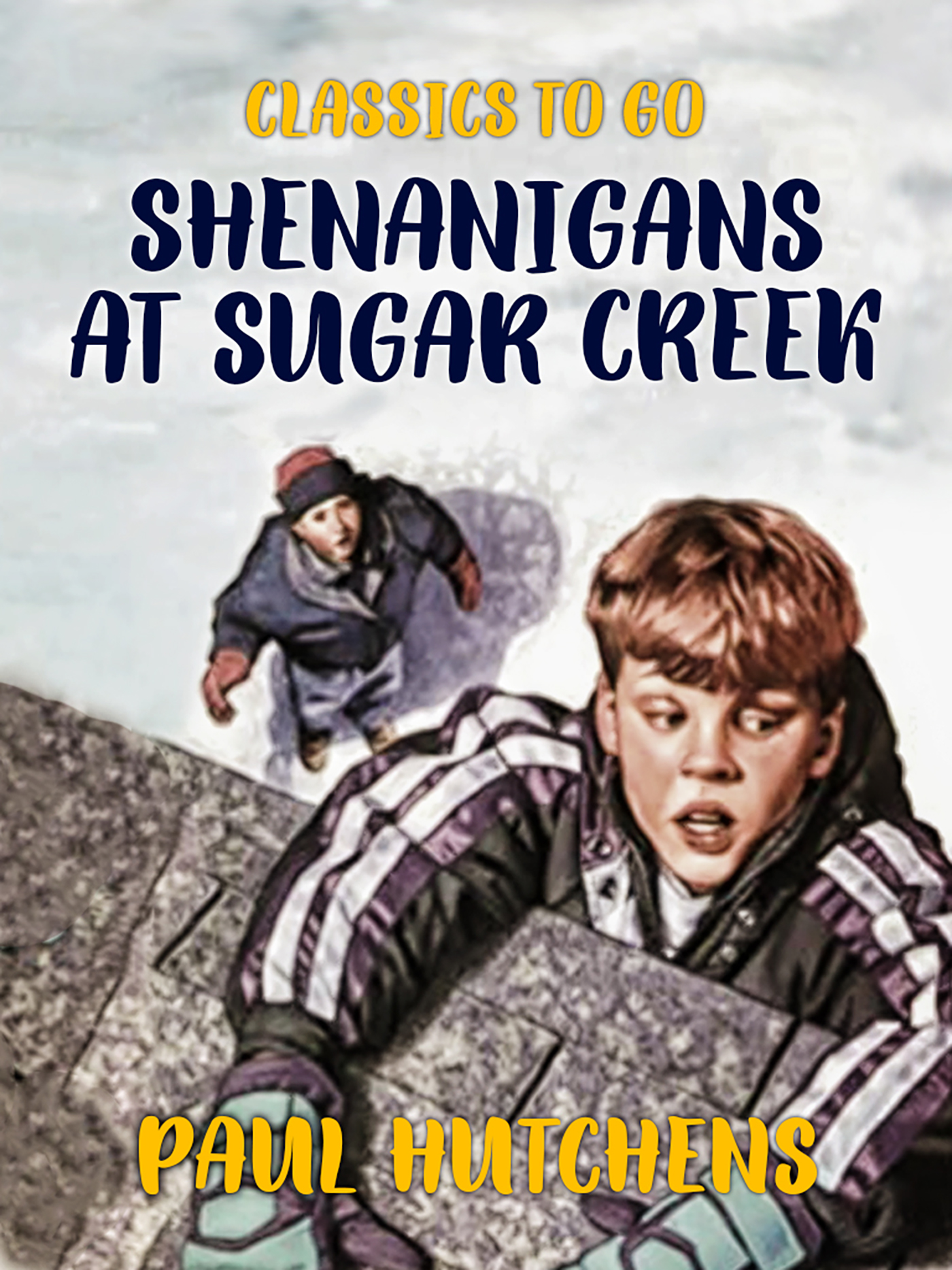 This image is the cover for the book Shenanigans at Sugar Creek, Classics To Go