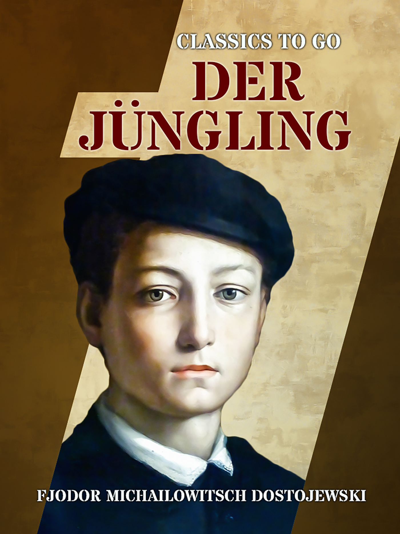 This image is the cover for the book Der Jüngling, Classics To Go