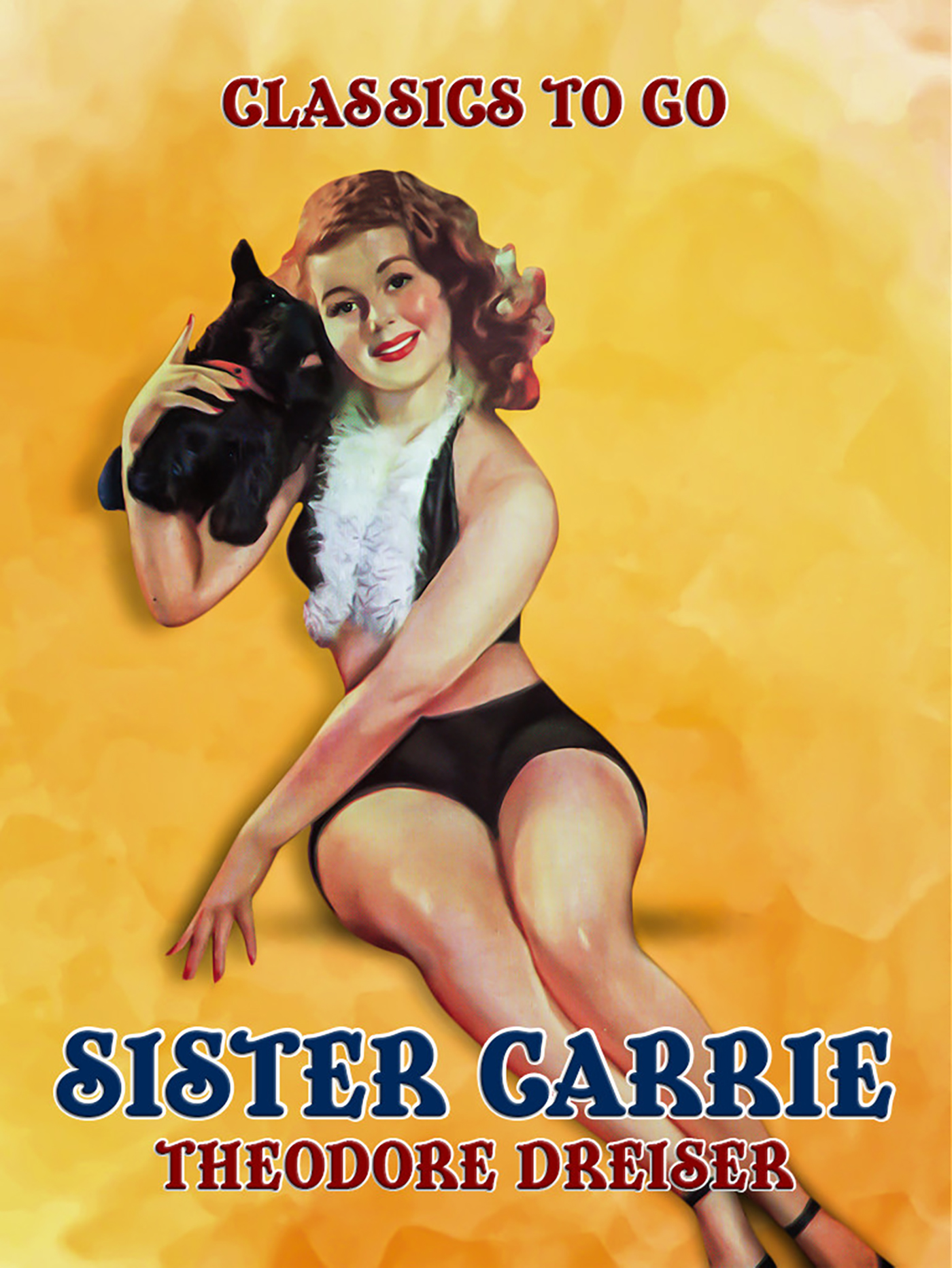 This image is the cover for the book Sister Carrie, Classics To Go