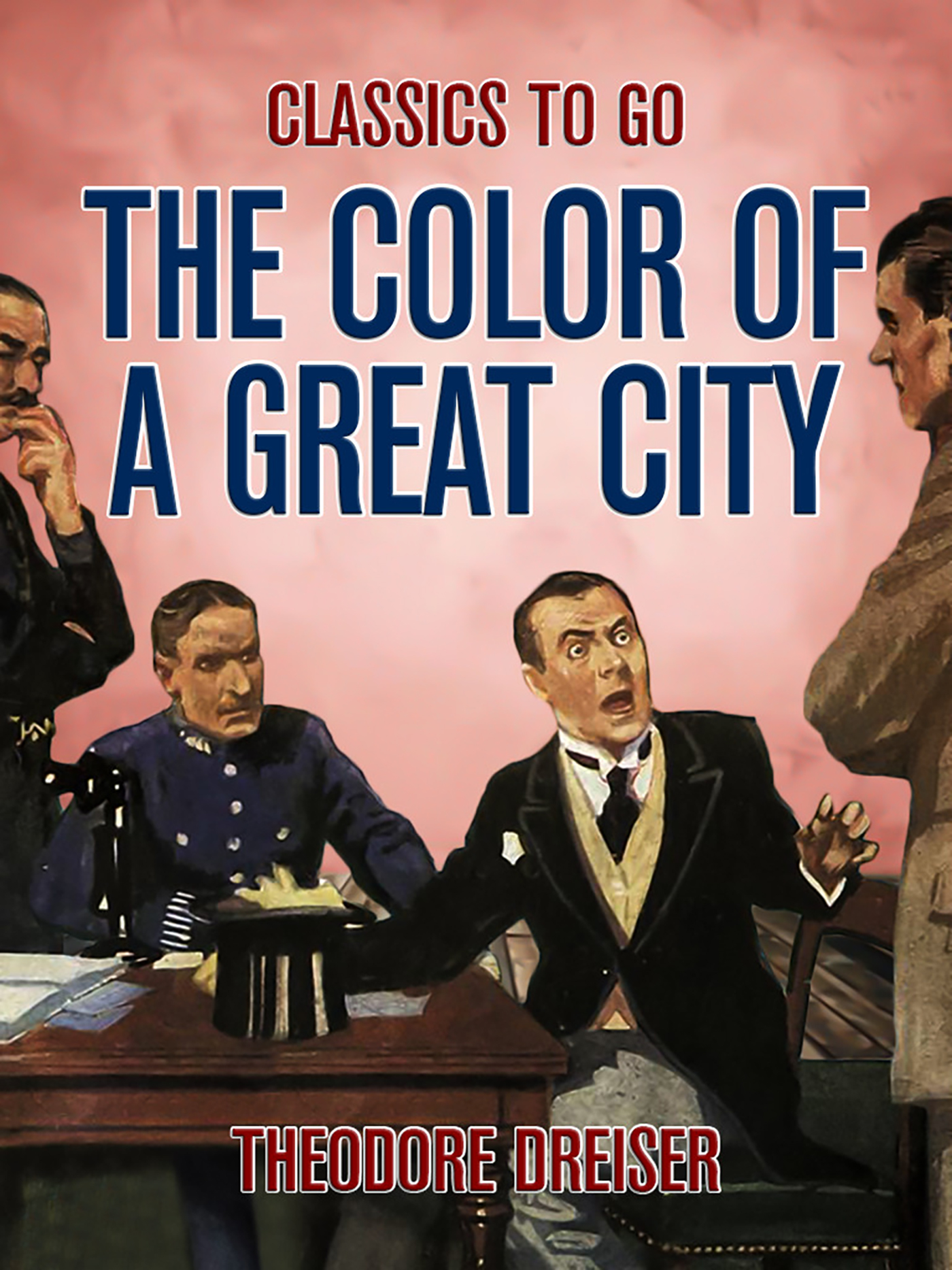 This image is the cover for the book The Color of a Great City, Classics To Go