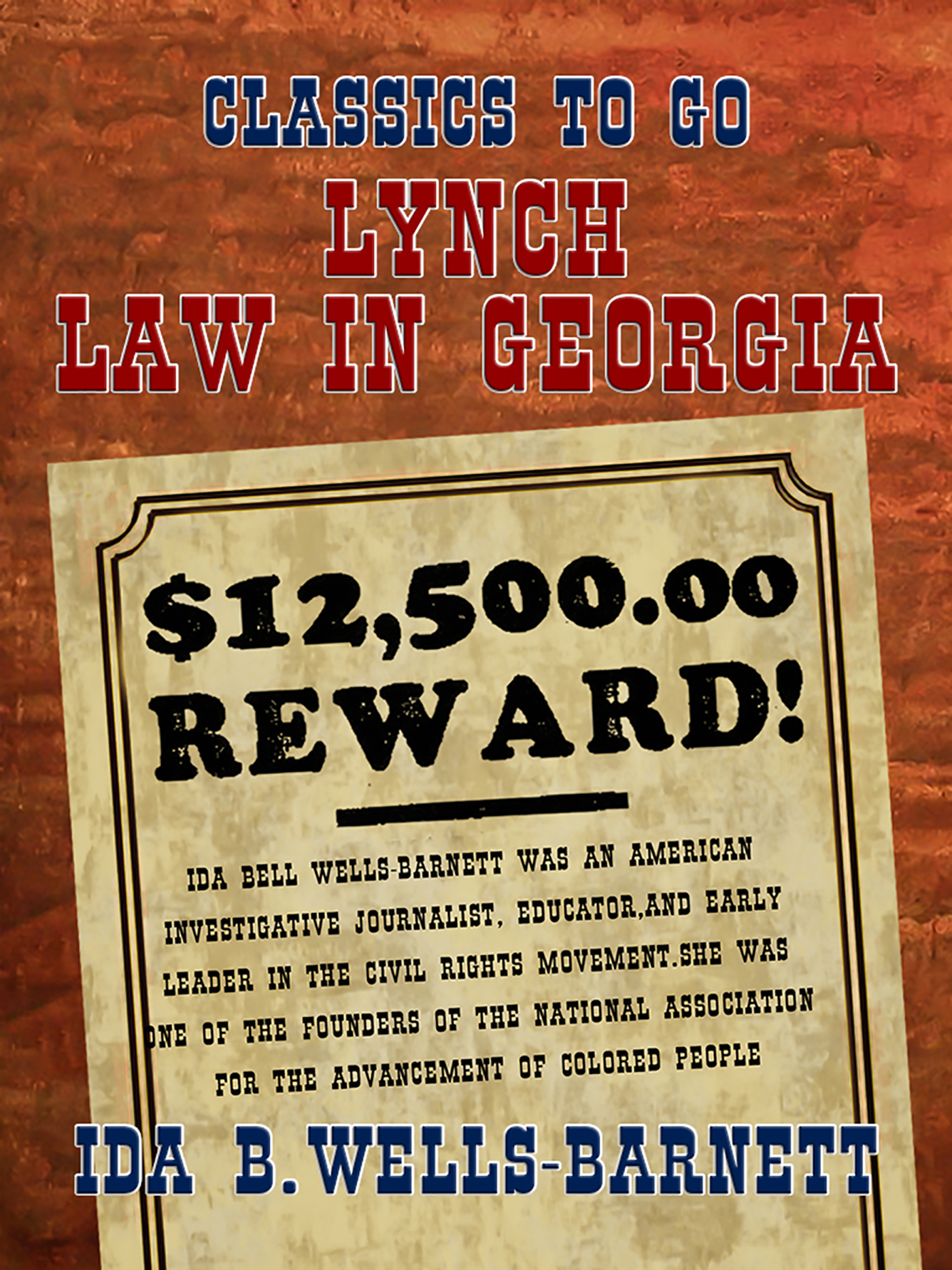 This image is the cover for the book Lynch Law in Georgia, Classics To Go