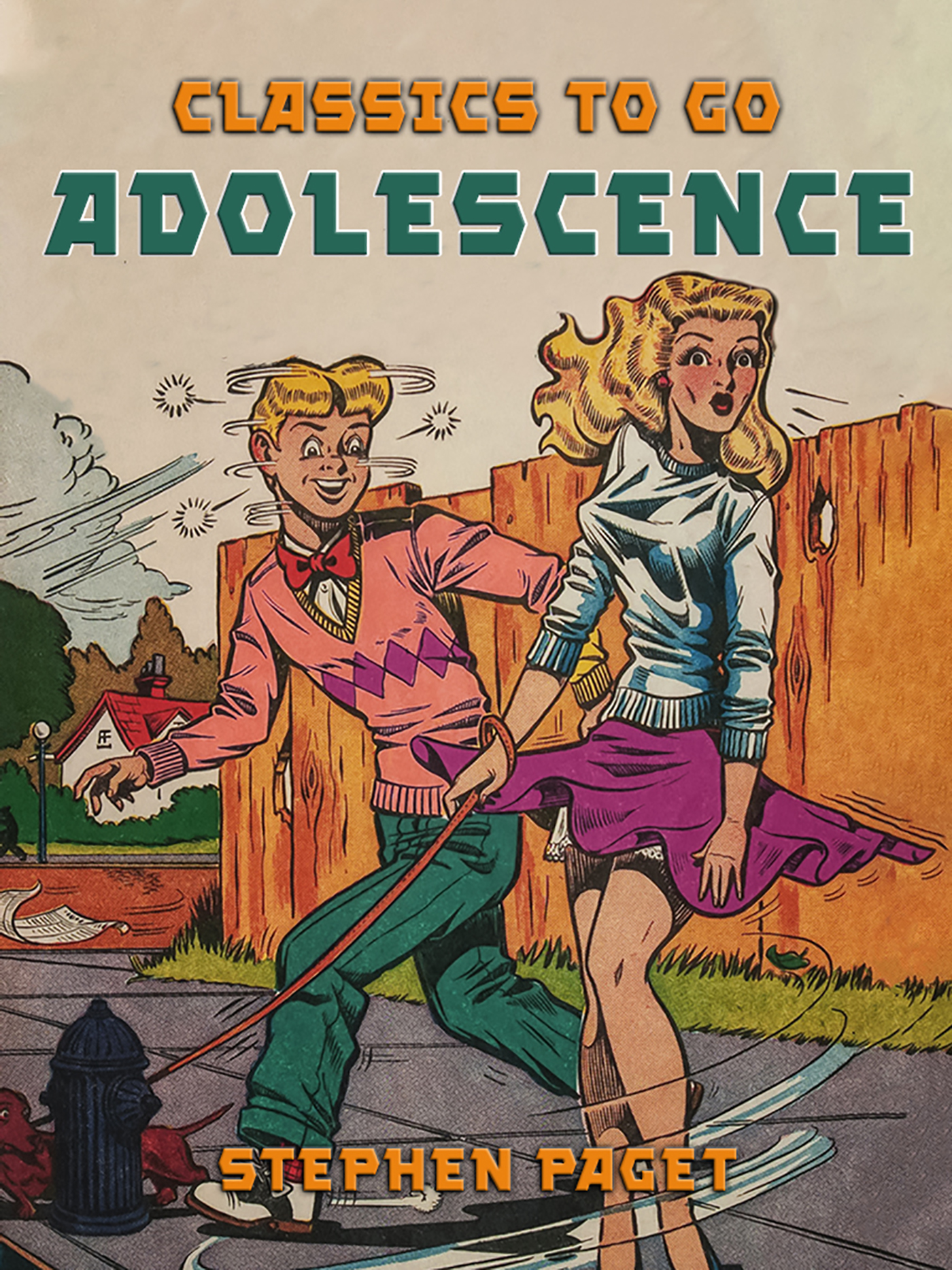 This image is the cover for the book Adolescence, Classics To Go