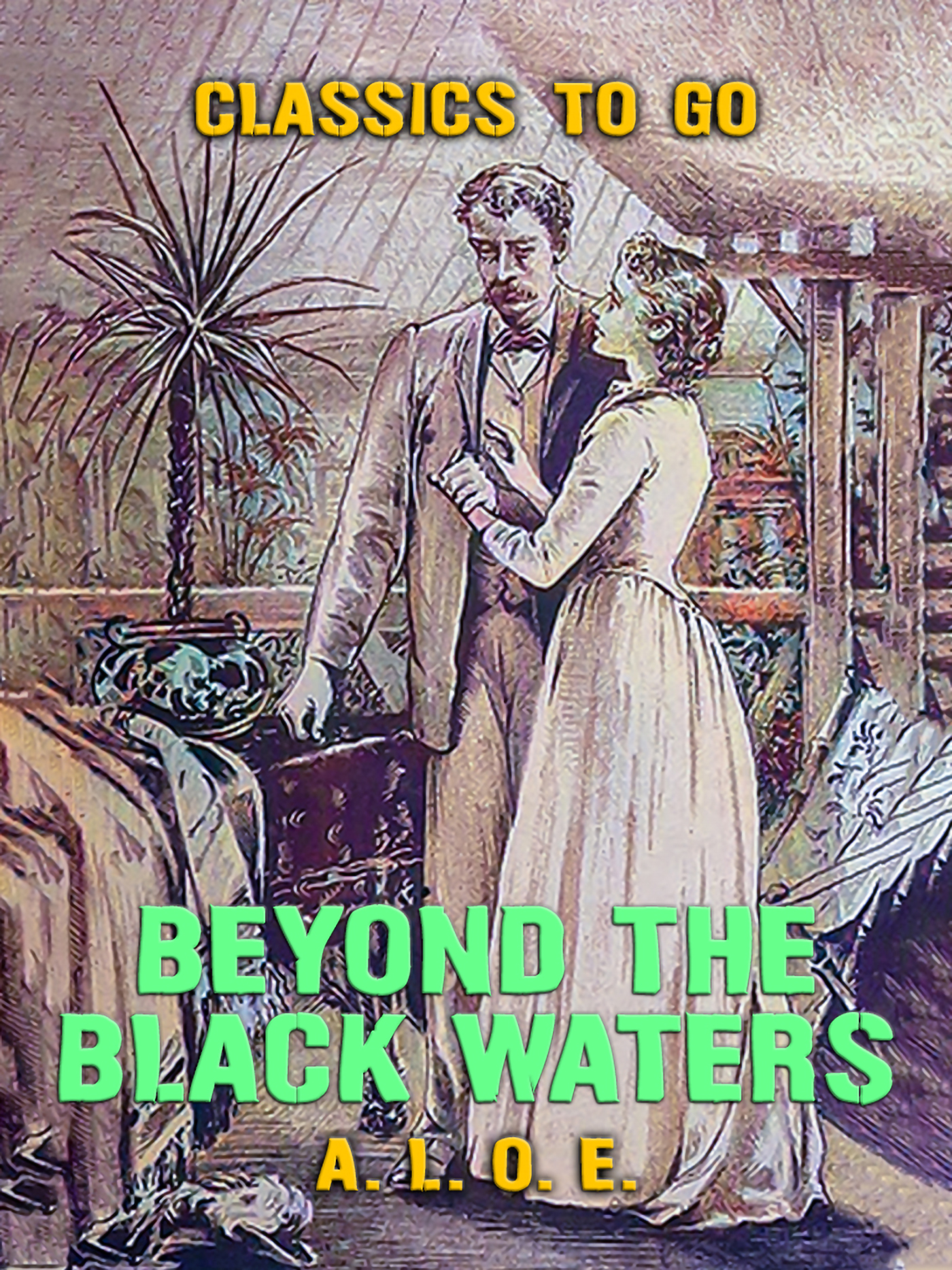 This image is the cover for the book Beyond the Black Waters, Classics To Go