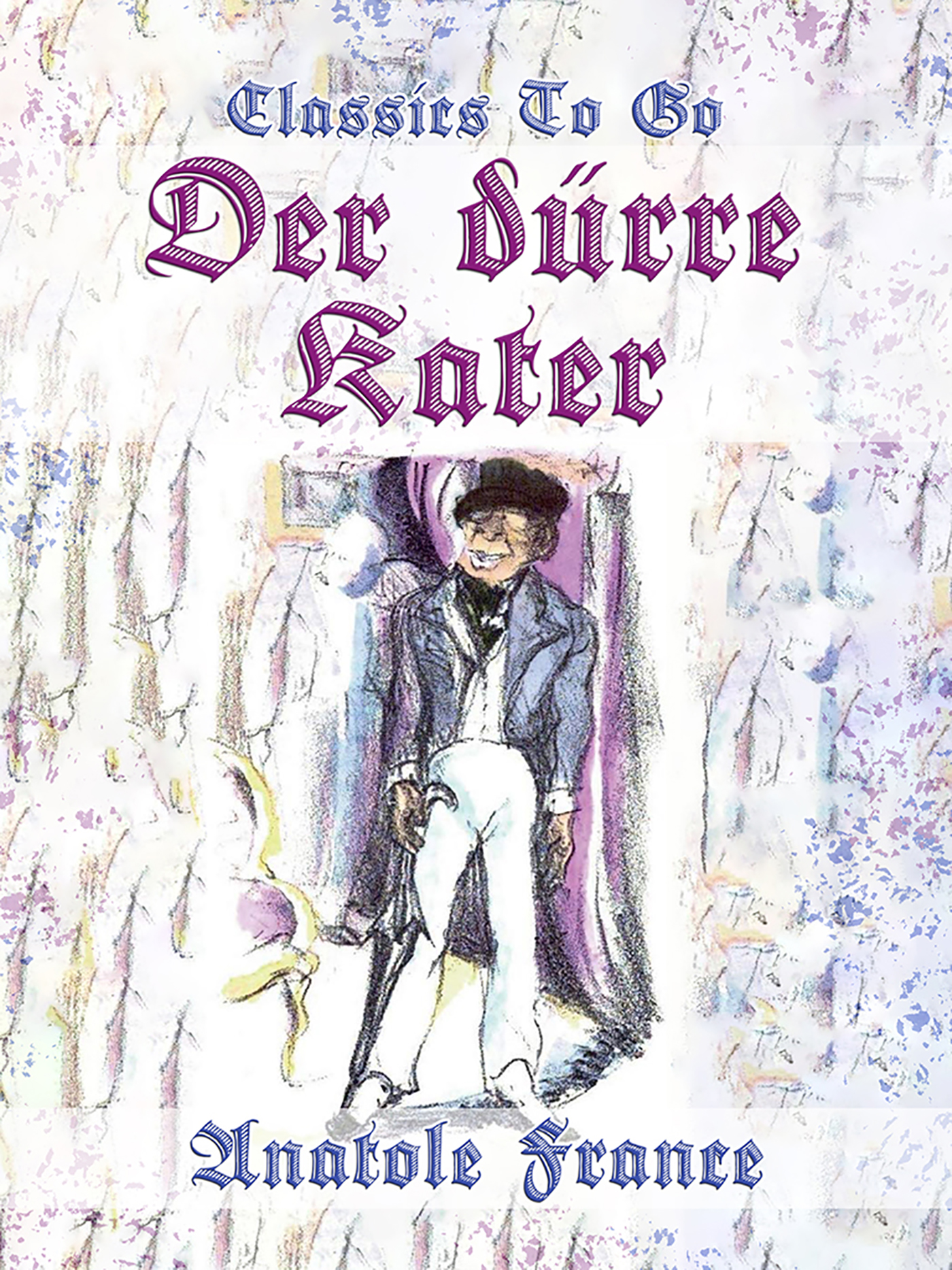 This image is the cover for the book Der dürre Kater, Classics To Go