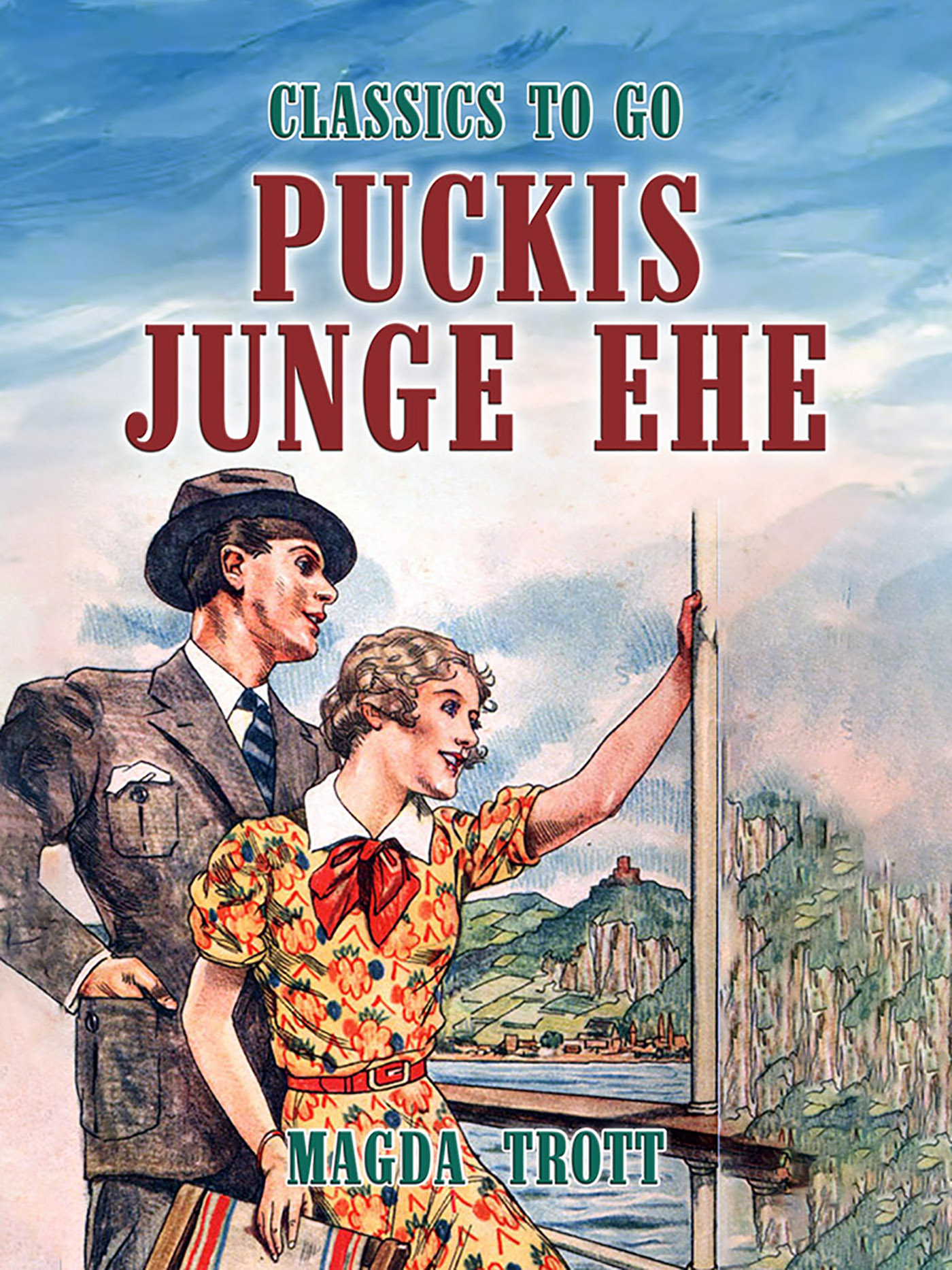 This image is the cover for the book Puckis junge Ehe, Classics To Go