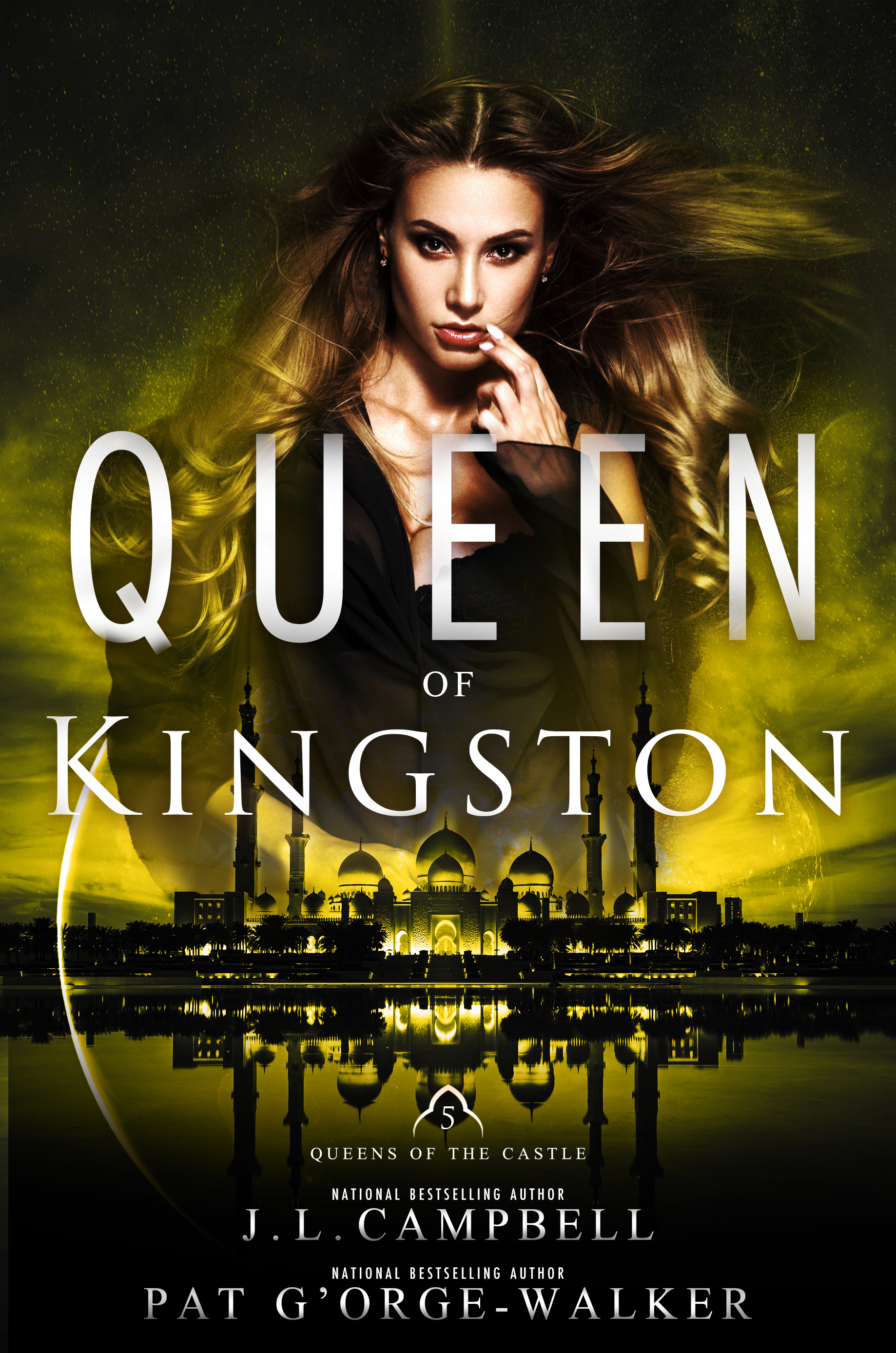 This image is the cover for the book Queen of Kingston, Queens of the Castle