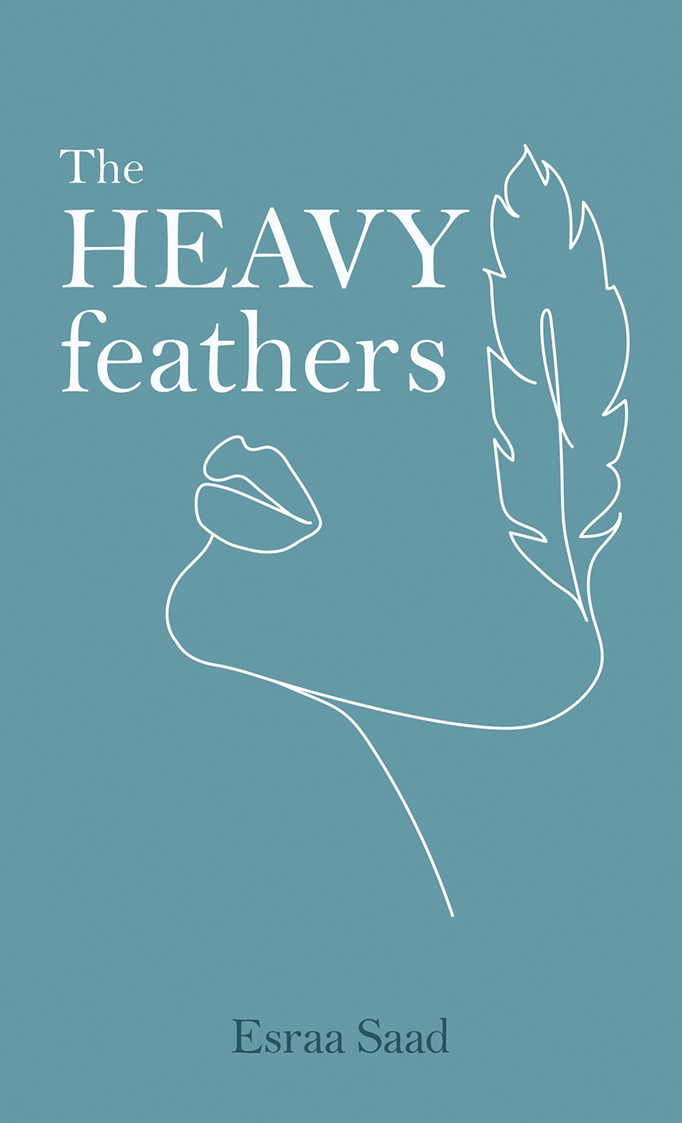 This image is the cover for the book The Heavy Feathers