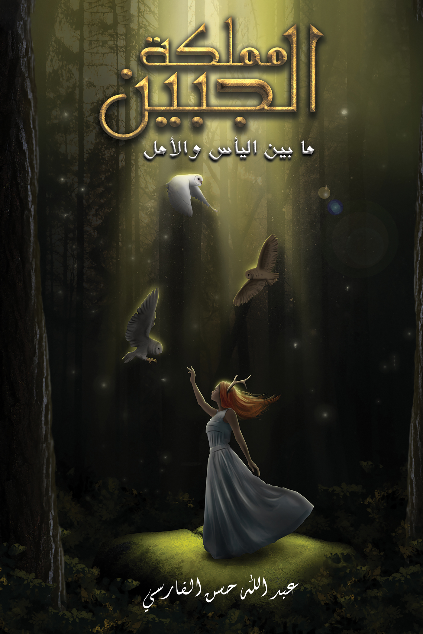 This image is the cover for the book مملكة الجبين: ما بين اليأس والأمل
