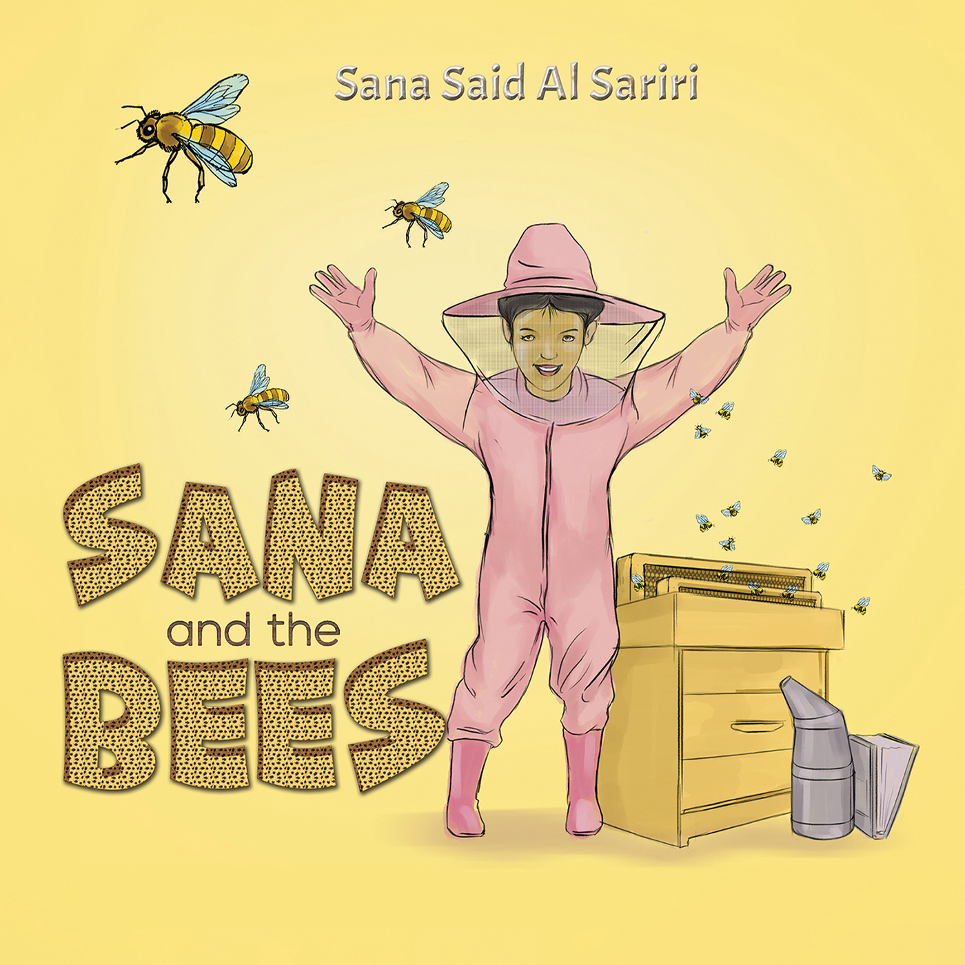 This image is the cover for the book Sana and the Bees
