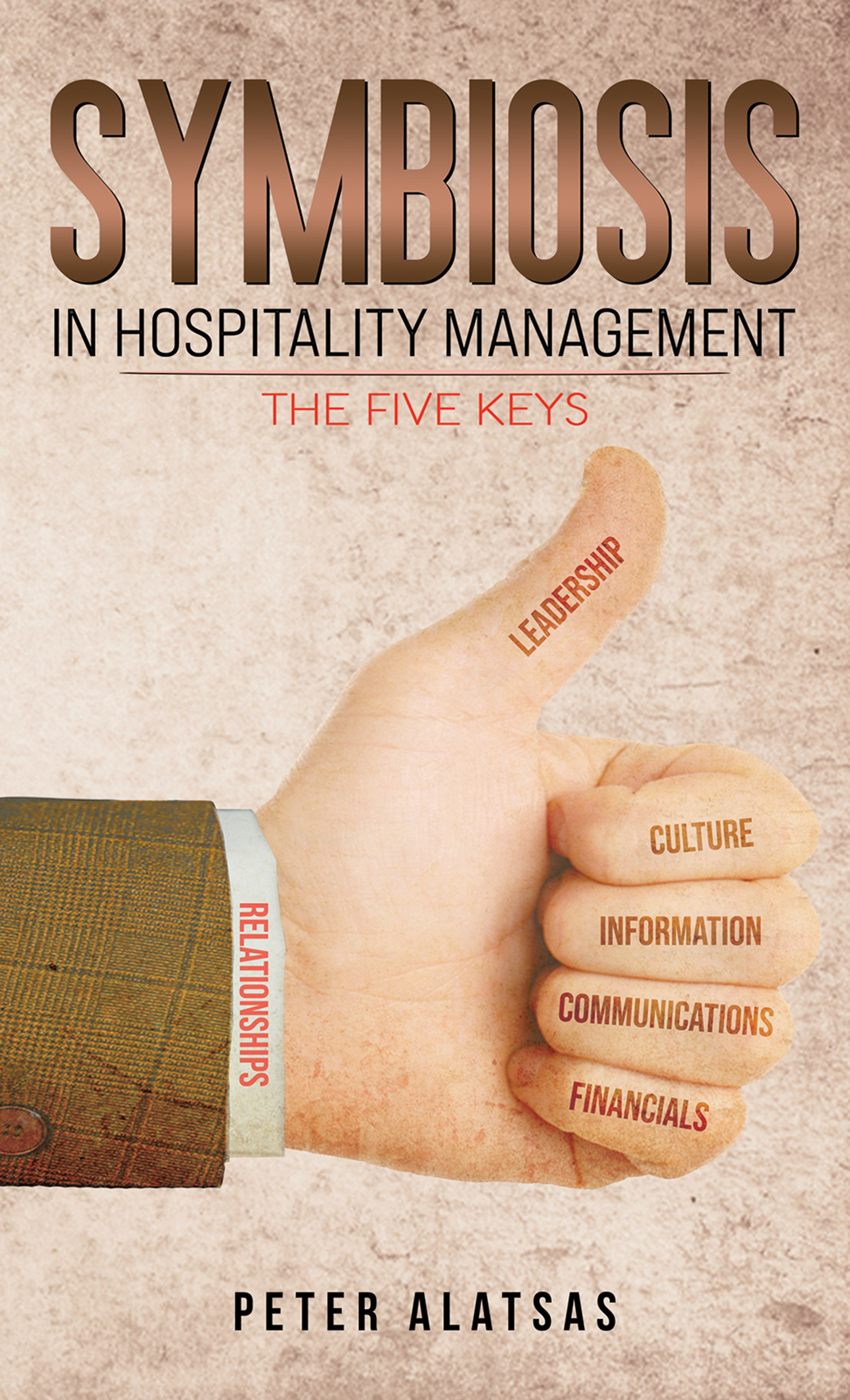 This image is the cover for the book Symbiosis in Hospitality Management