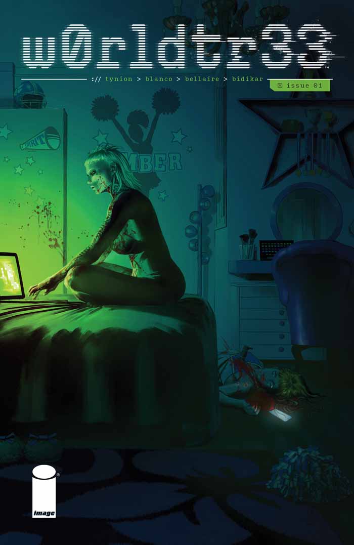 This image is the cover for the book W0rldtr33 #1, W0rldtr33