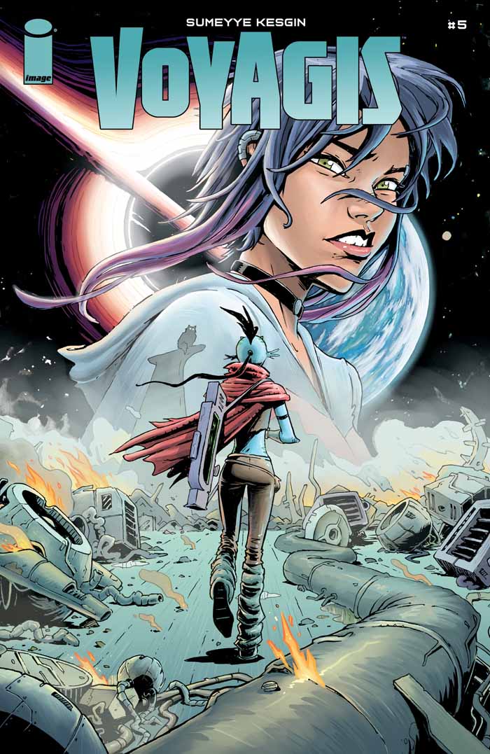 This image is the cover for the book Voyagis #5, Voyagis