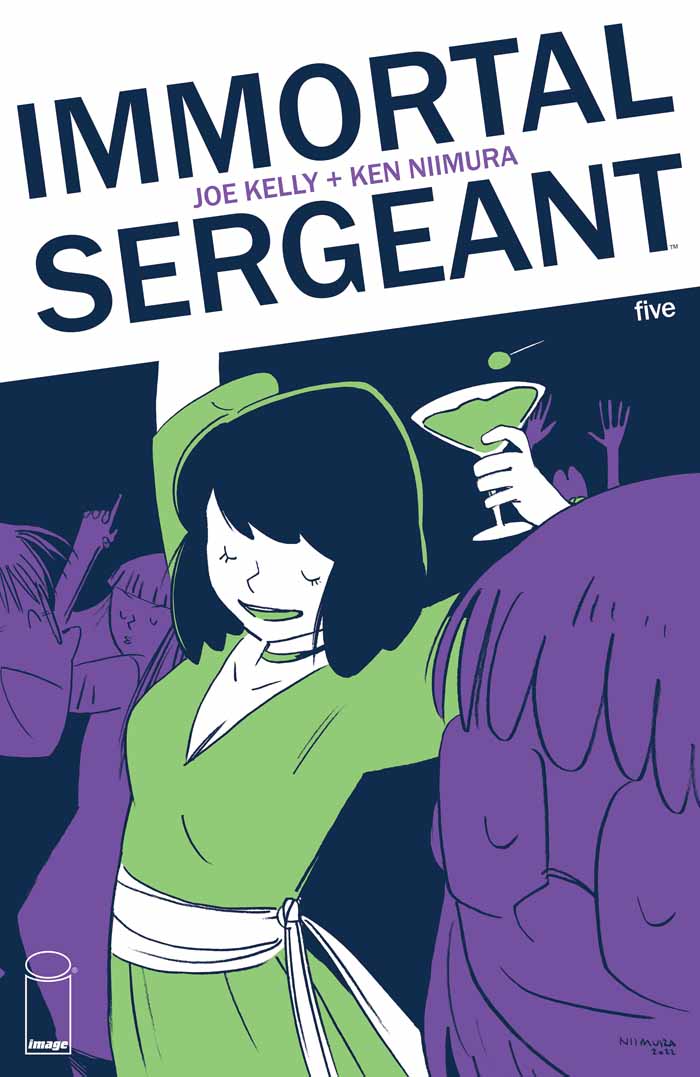 This image is the cover for the book Immortal Sergeant #5, Immortal Sergeant