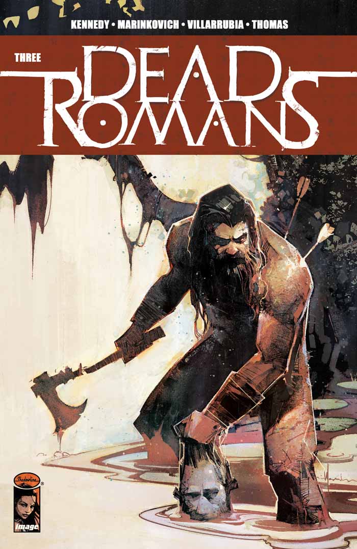 This image is the cover for the book Dead Romans #3, Dead Romans